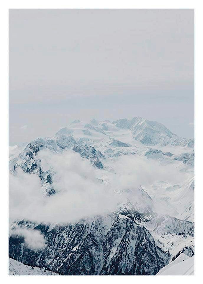 Image of Komar Poster »Mountains Clouds«, Natur, Höhe: 40cm bei Ackermann Versand Schweiz