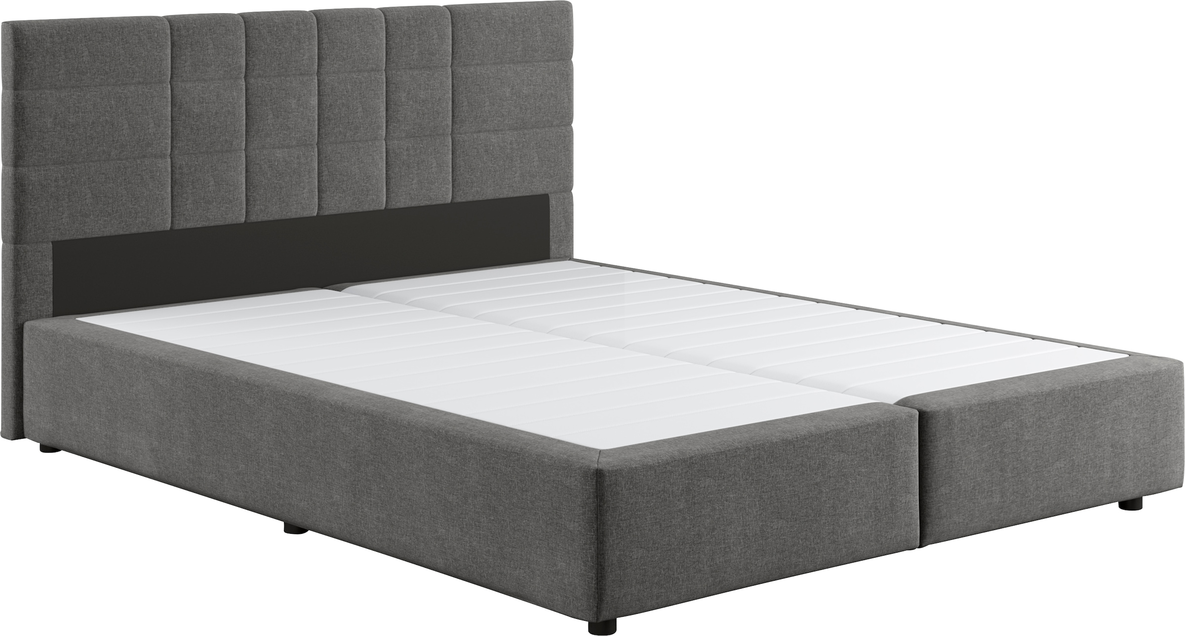 Image of COTTA Boxbett "NALA wahlweise mit 7-Zonen-TTFK-Matratze H3 und Topper" Karo- oder Struktur-Stoffbezug, Liegefläche 140/160/180 cm x 200 cm