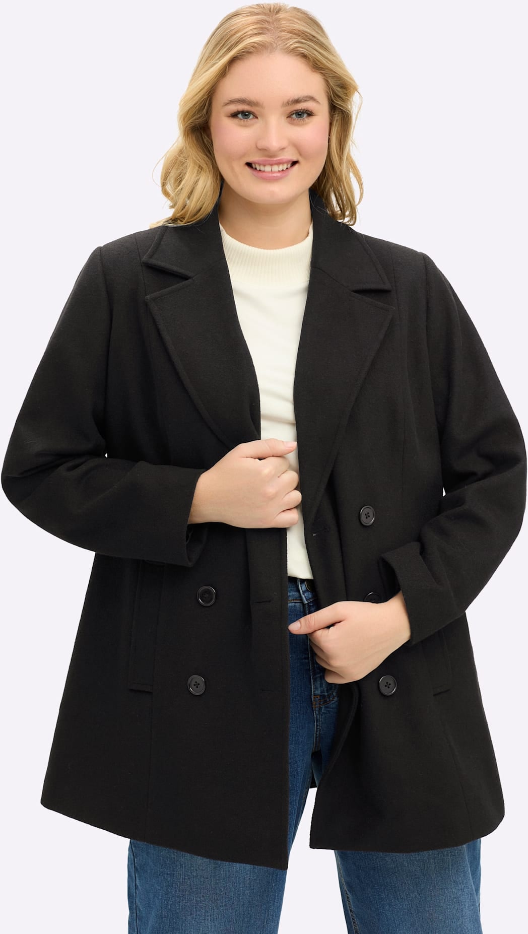 Image of Sheego Cabanjacke ohne Kapuze