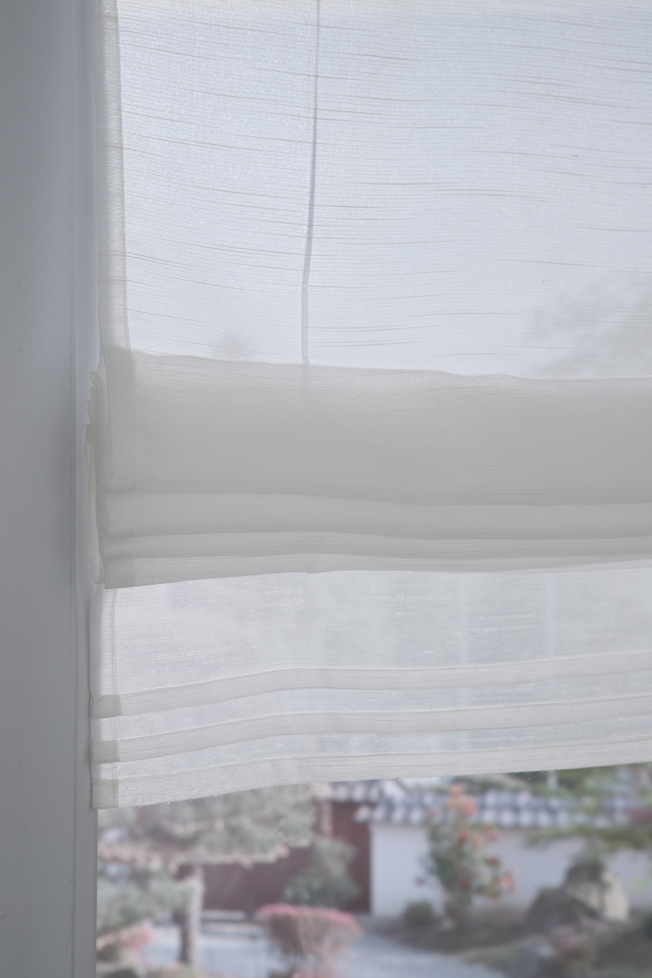 GARDINIA Paroi japonaise »Voile Schlaufen« mit Boucles ohne Bohren mit Satinbänder