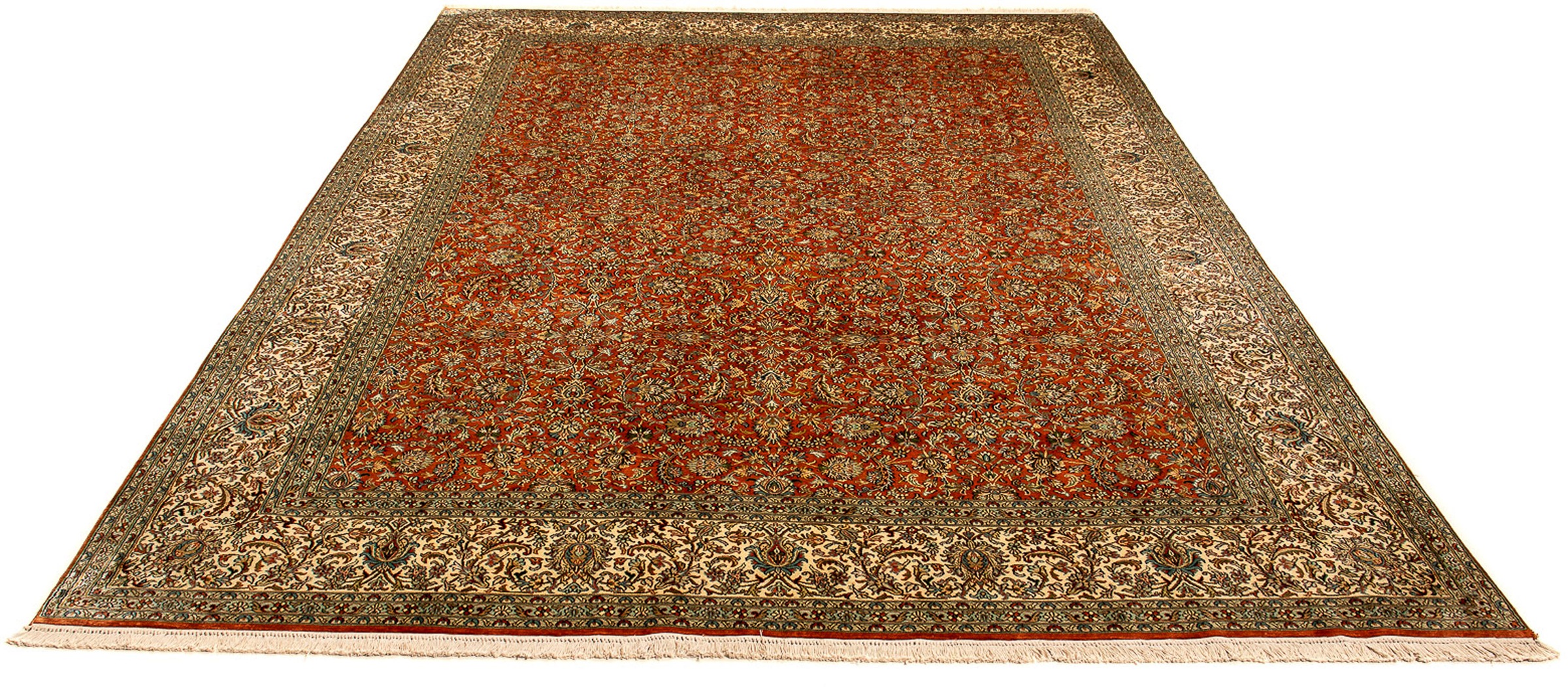 Image of morgenland Orientteppich »Perser - Classic - 332 x 246 cm - rost«, rechteckig, 10 mm Höhe, Wohnzimmer, Handgeknüpft, Einzelstück mit Zertifikat bei Ackermann Versand Schweiz