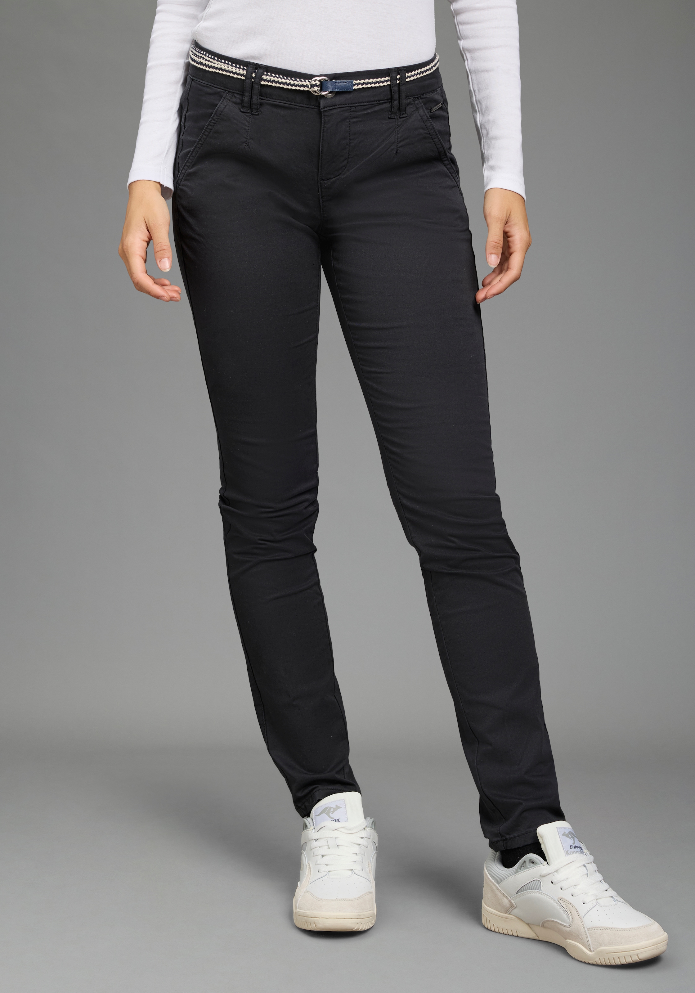 KangaROOS Chinos  forme étroite, à nouer avec cordon