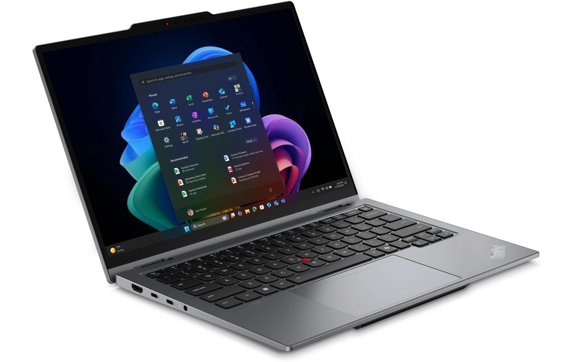 Lenovo Business-Notebook »ThinkPad X1 2-in-1 Gen 11 Aura Edition Copilot+ PC« / 14 ″ Intel Core Ultra 5 Integrierte NPU (Neural Processing Unit)