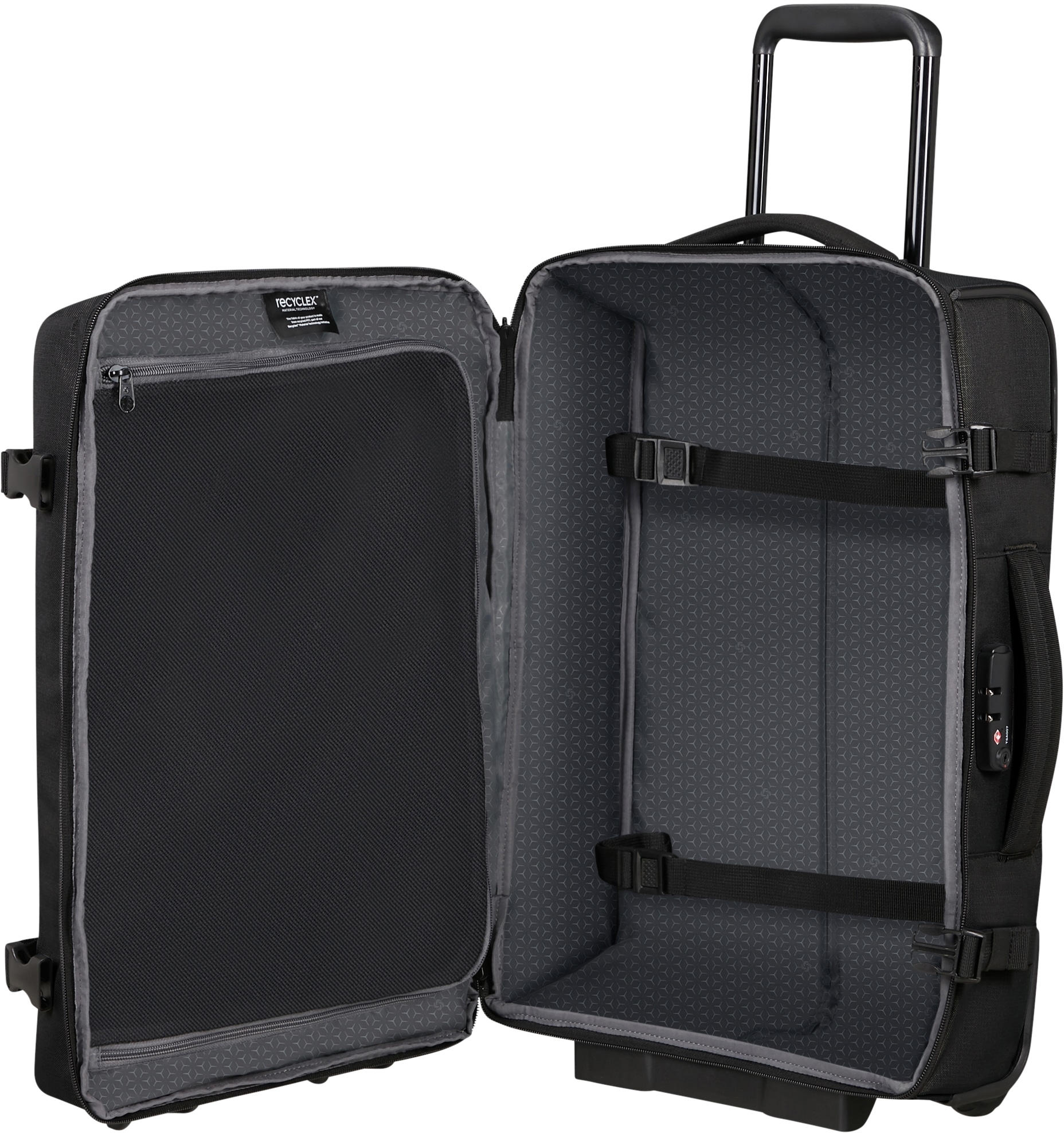 Samsonite Weichgepäck-Trolley »ROADER, 55 cm«, 2 St. Rollen, Handgepäck Reisekoffer Handgepäckkoffer