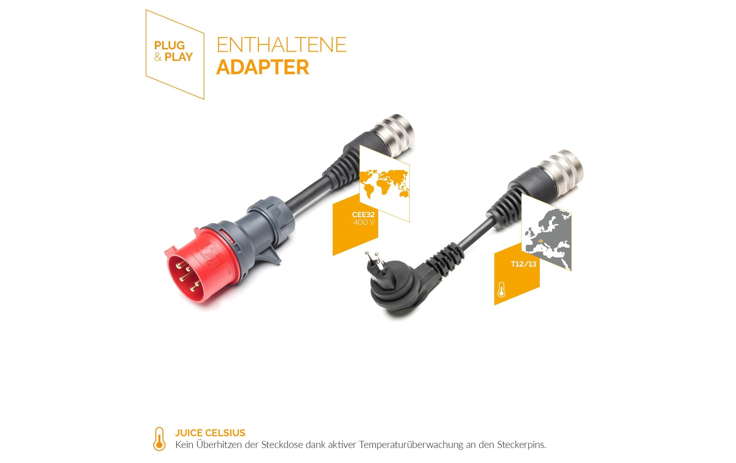 Solarmodul »Juice Technology Mobile Wallbox JUICE BOOSTER 2 Swiss Basic Set Typ1«
