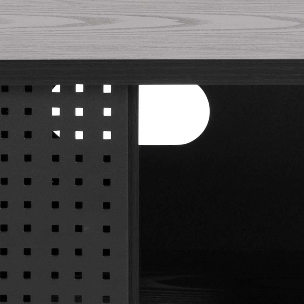 ACTONA GROUP TV-Schrank »Angus« TV-Bank ,TV Tisch mit 1 Schiebetür schwarz. Höhe 44,50 cm