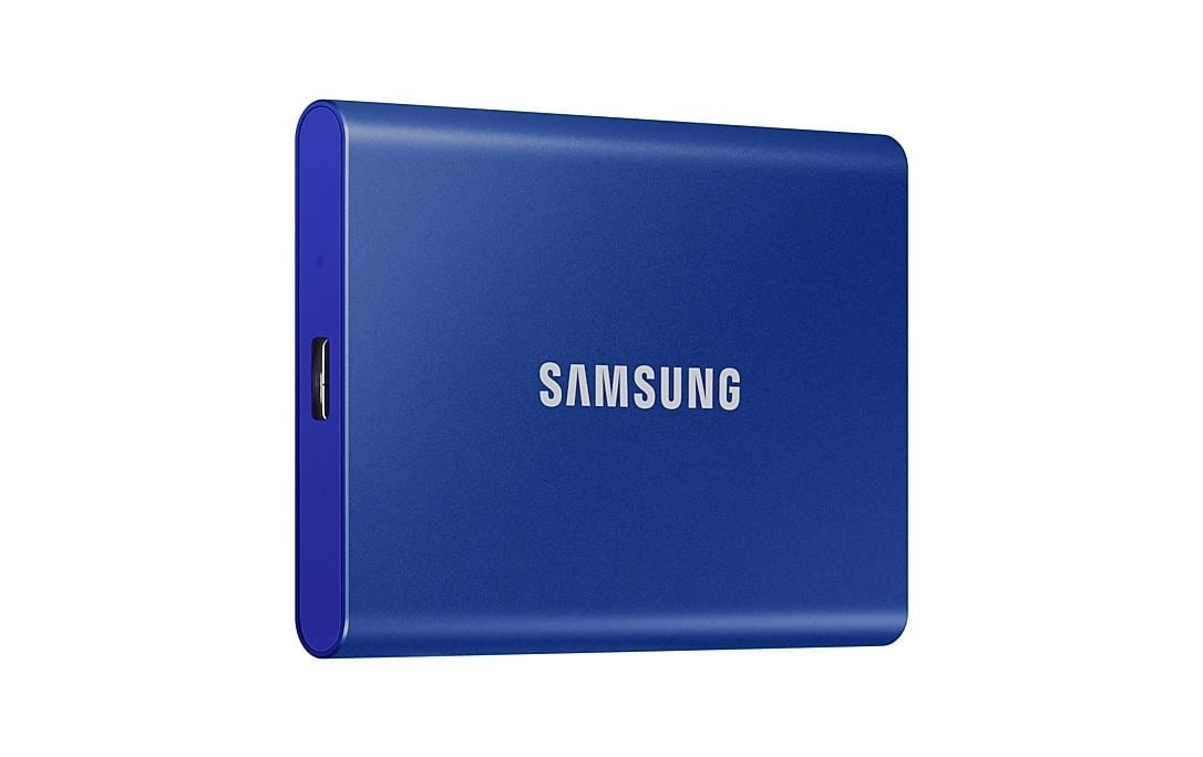 Samsung externe SSD »Port. SSD T7 500GB Indigo Blue«