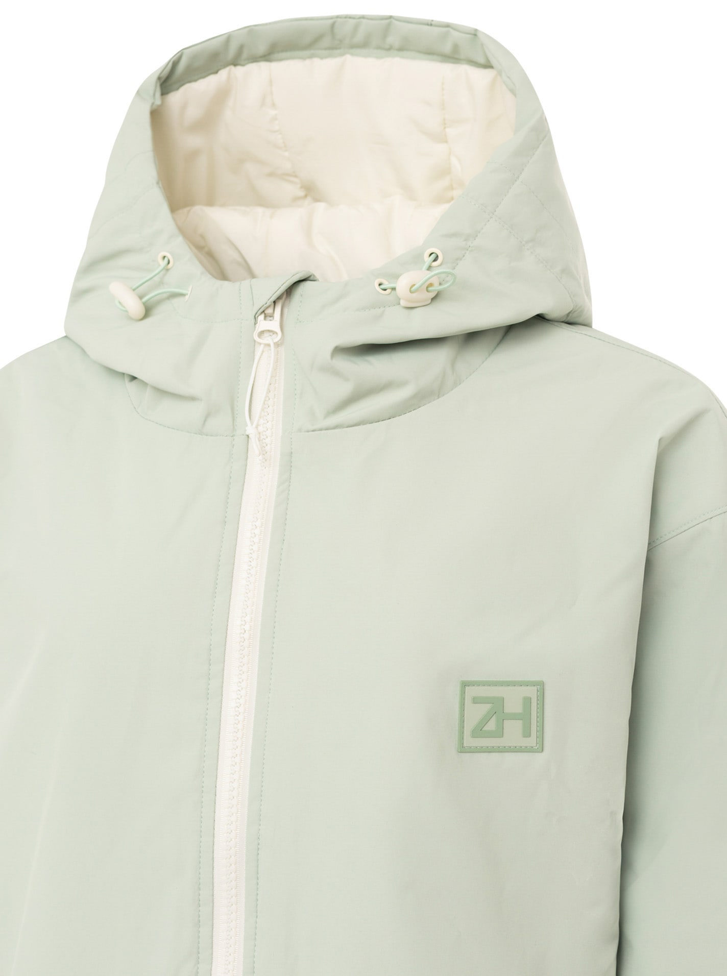 Zwillingsherz Manteau court »"Oversize Windjacke ZH"« capuche, fermeture éclair, poches latérales, légèrement rembourré