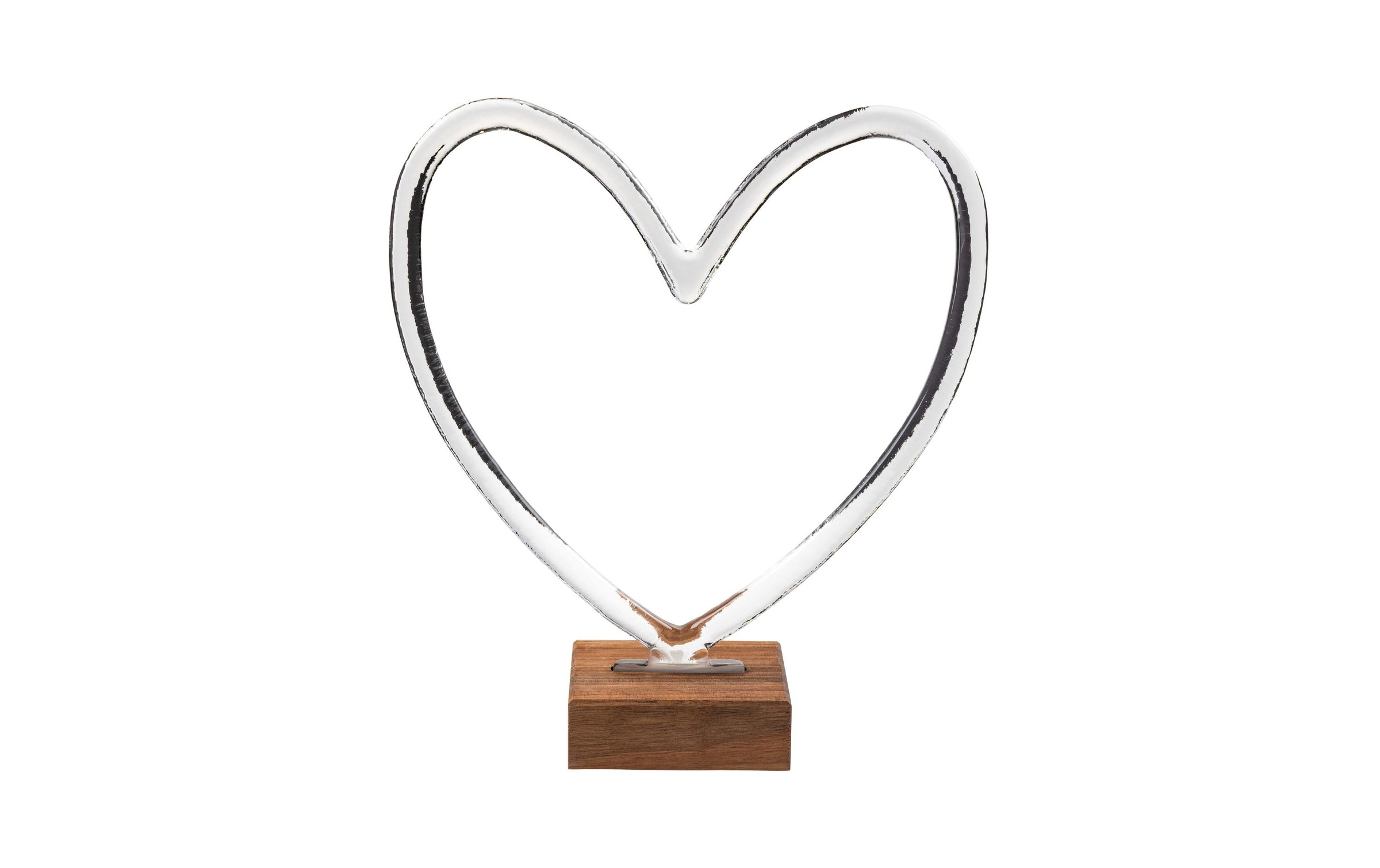 Image of Glasi Hergiswil Dekofigur "Cuore Valentina 245 x 227 mm"