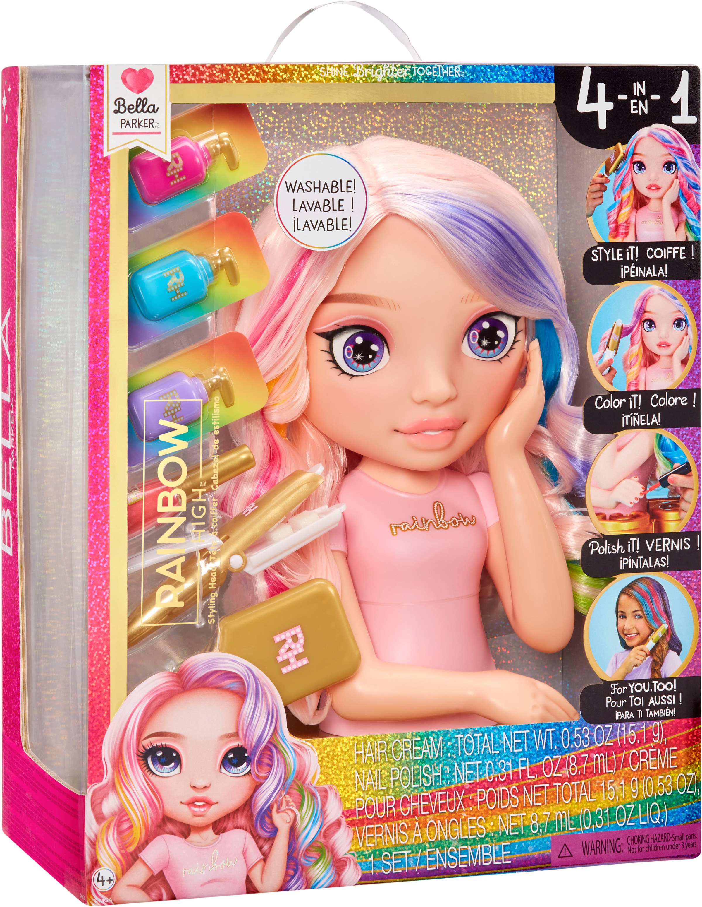 RAINBOW HIGH Tête de coiffure & maquillage »Rainbow HIgh Styling Head Playset«