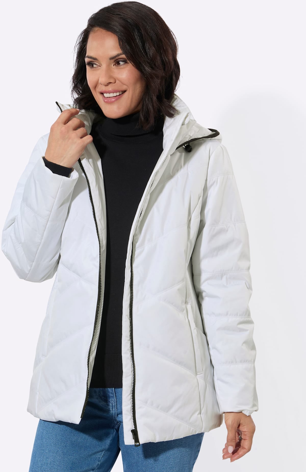 Casual Looks Steppjacke mit Kapuze