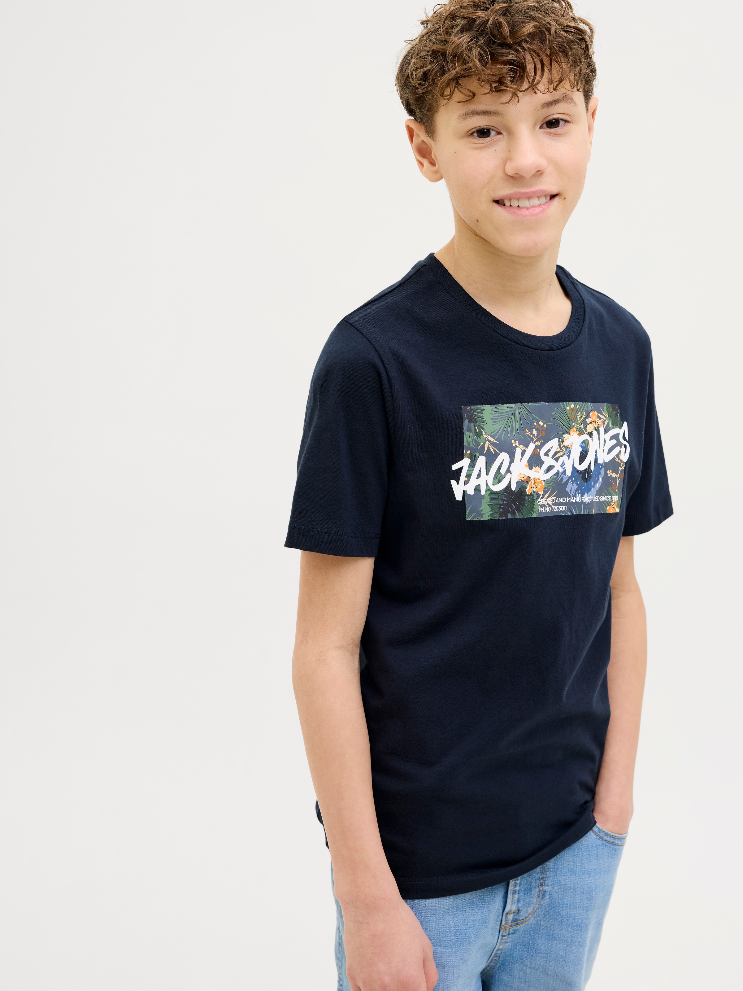Jack & Jones Junior T-Shirt »JJHAWAII SHAPE TEE SS CREW NECK JNR«