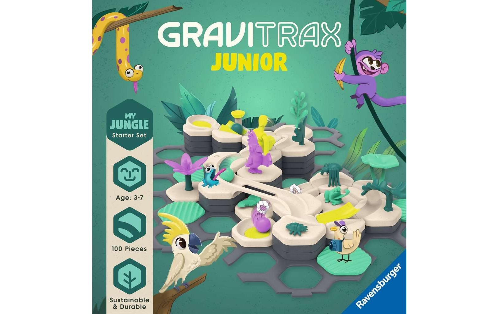 Ravensburger Kugelbahn »GraviTrax Junior Starter-Set L Jungle«