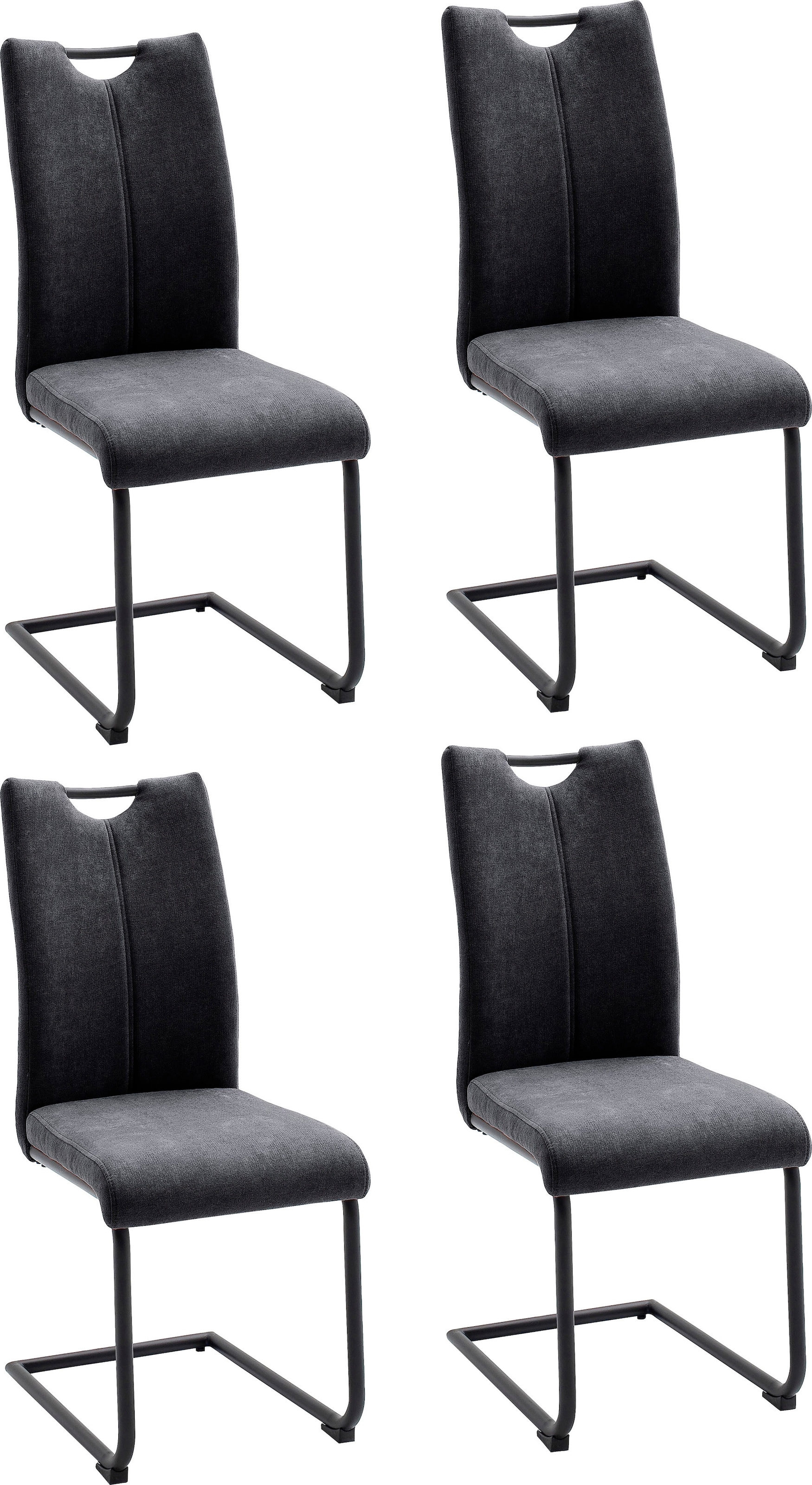 MCA furniture Freischwinger »Adana«, St., kaufen Stoffbezug, bis 4er-Set kg mit belastbar 120 4