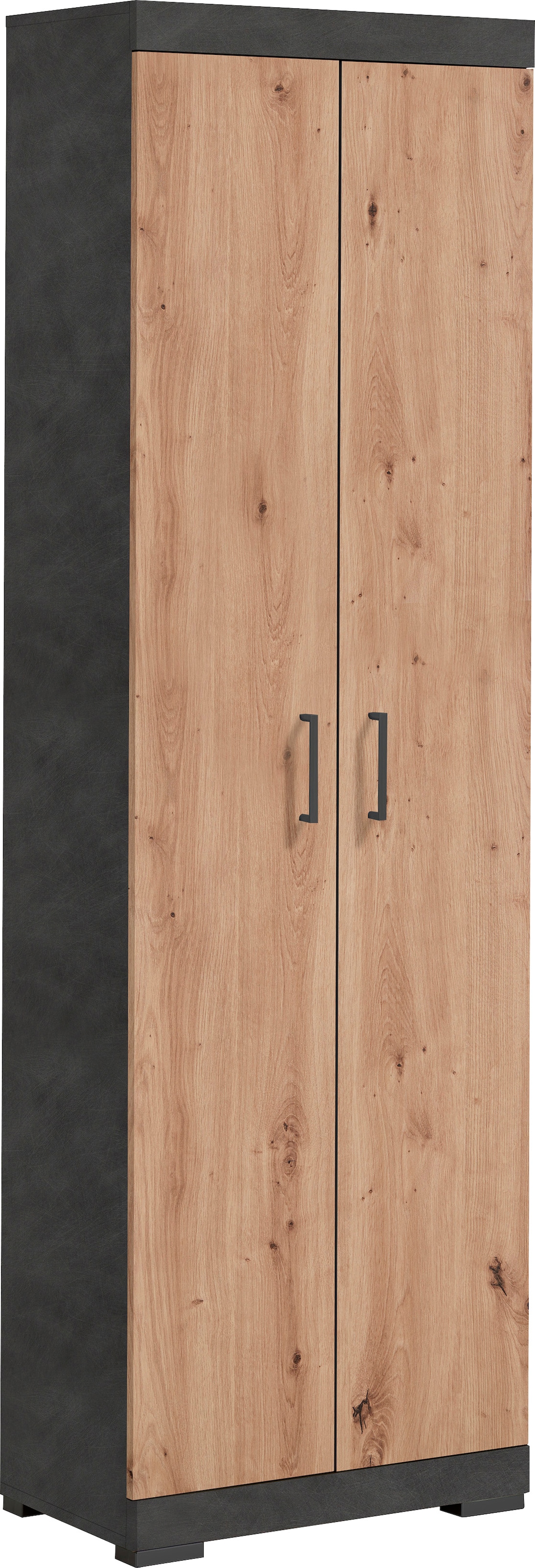 Image of FMD Garderobenschrank mit Kleiderstange und Einlegeböden, Breite 60 cm