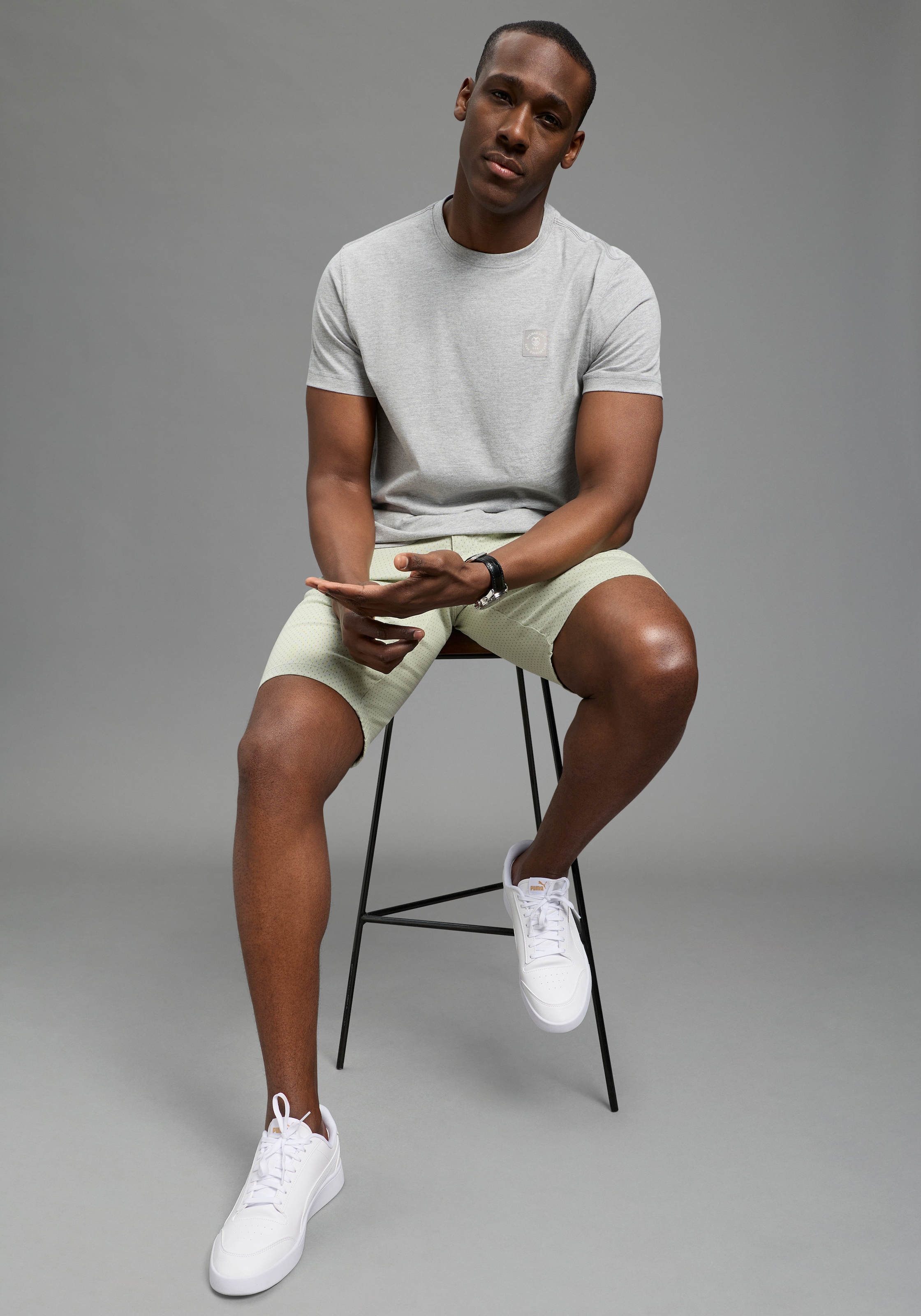 DELMAO Shirt à col rond »Neue Kollektion!« 2er-Pack,  normale Passform, kurzarm, mit Rundhalsausschnitt, bedruckt