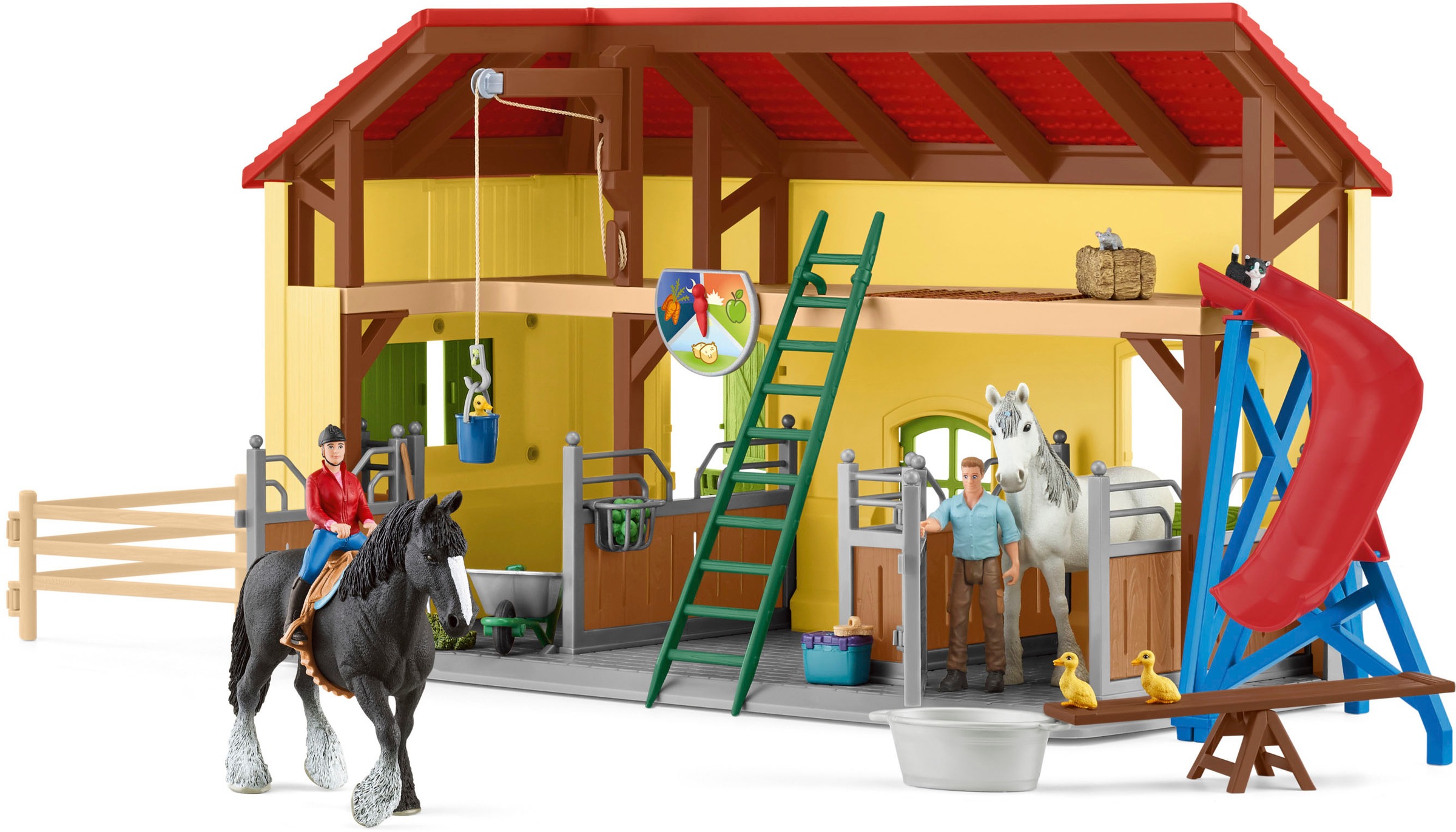 Image of Schleich Spielwelt "FARM WORLD, Pferdestall (42485)"