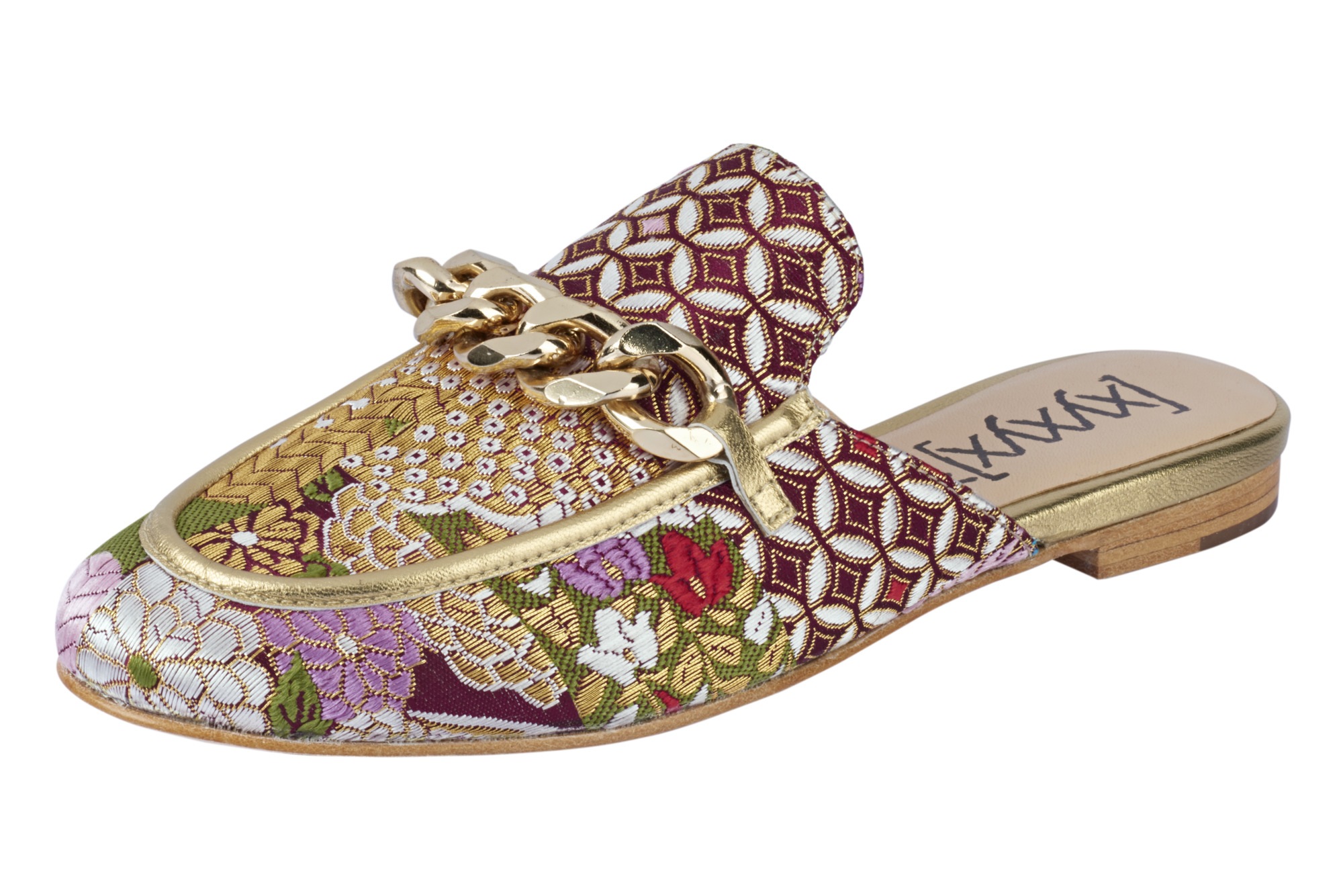 Sabot in Brokat-Optik