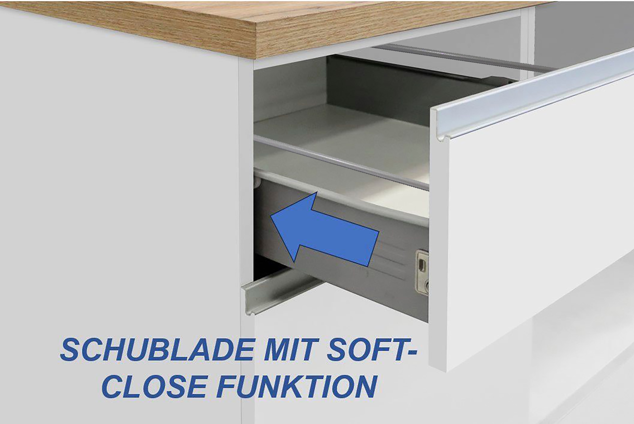 KOCHSTATION Ilot de cuisine »Sole,Kochinsel,Küchenarbeitsblock,Inselküche,Arbeitsinsel« Breite 160 cm mit 2 Türen,2 Schubkästen, Aluminiumgriff