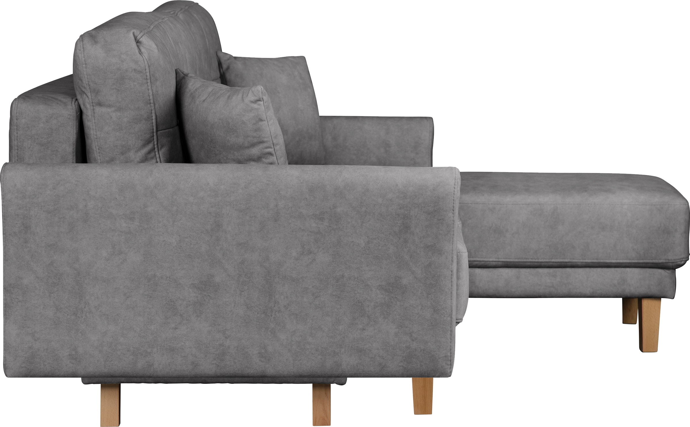 Home affaire Ecksofa »TRIPLO optionale Schlafsofa mit Bettkasten, Masse B/T/H: 234/164/89 cm«, L-Form wahlweise mit Bettfunktion - Liegefläche 132x210 cm
