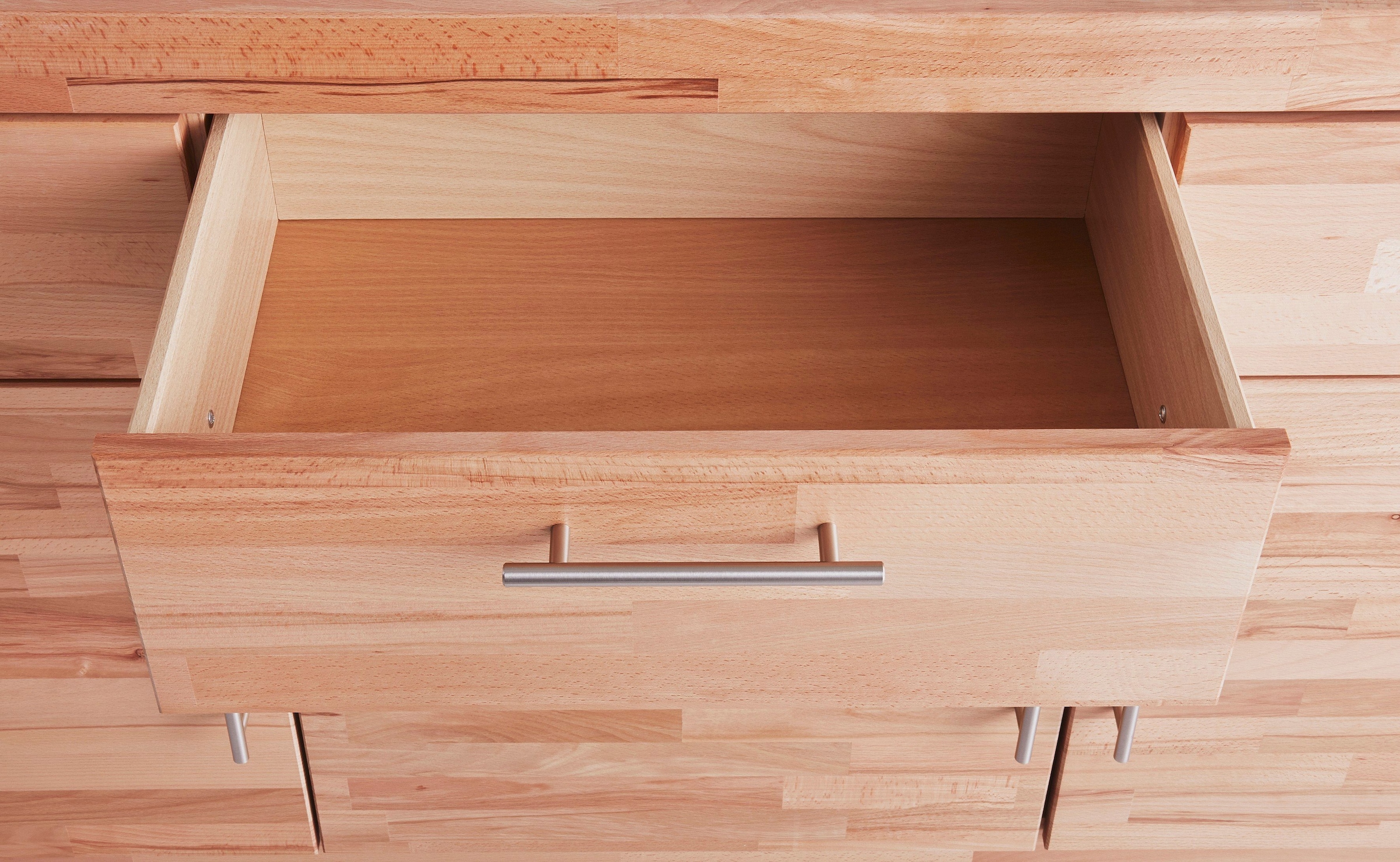 VOGL Möbelfabrik Buffet haut »Toronto« opt. Glastüren, teilmassiv, Rahmenoptik, Made in Germany