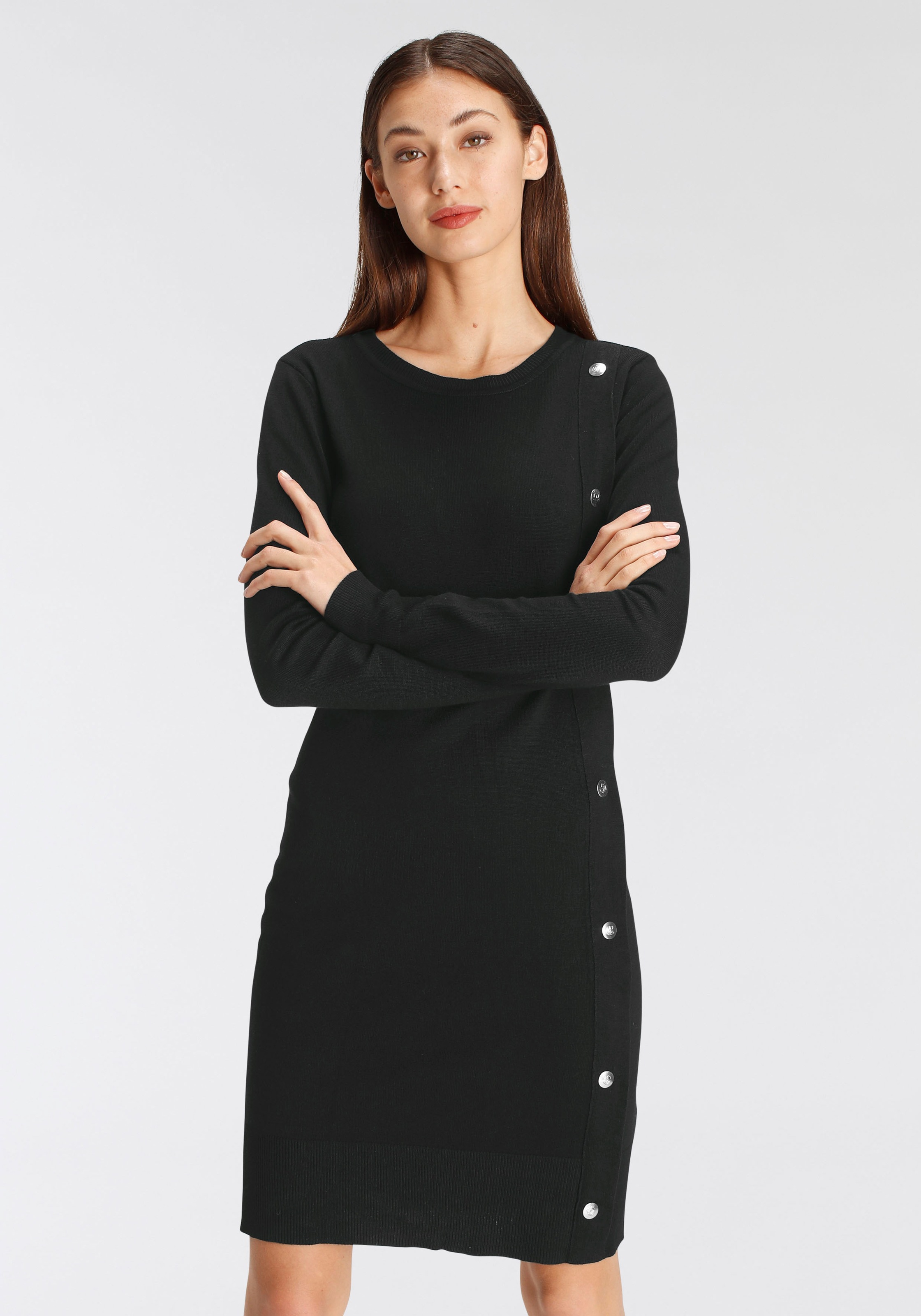 DELMAO Strickkleid, mit edler Zierknopfleiste ---NEUE MARKE! kaufen