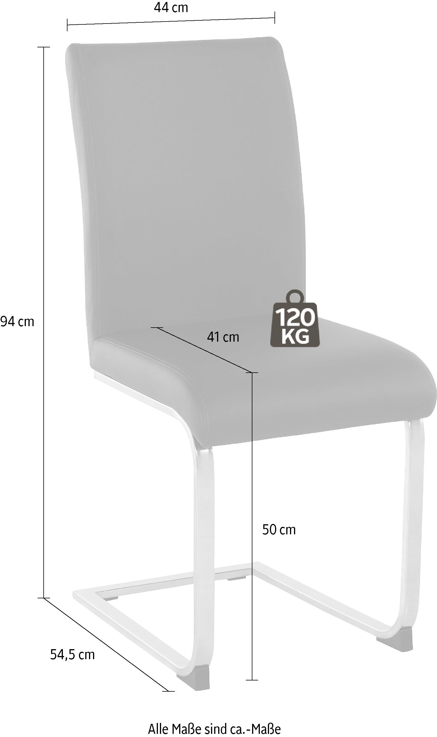 GOODproduct Chaise cantilever »Charissa« (Ensemble) 2 cuisBezug in verschiedenen Qualitäten, maximale Belastbarkeit 120 kg