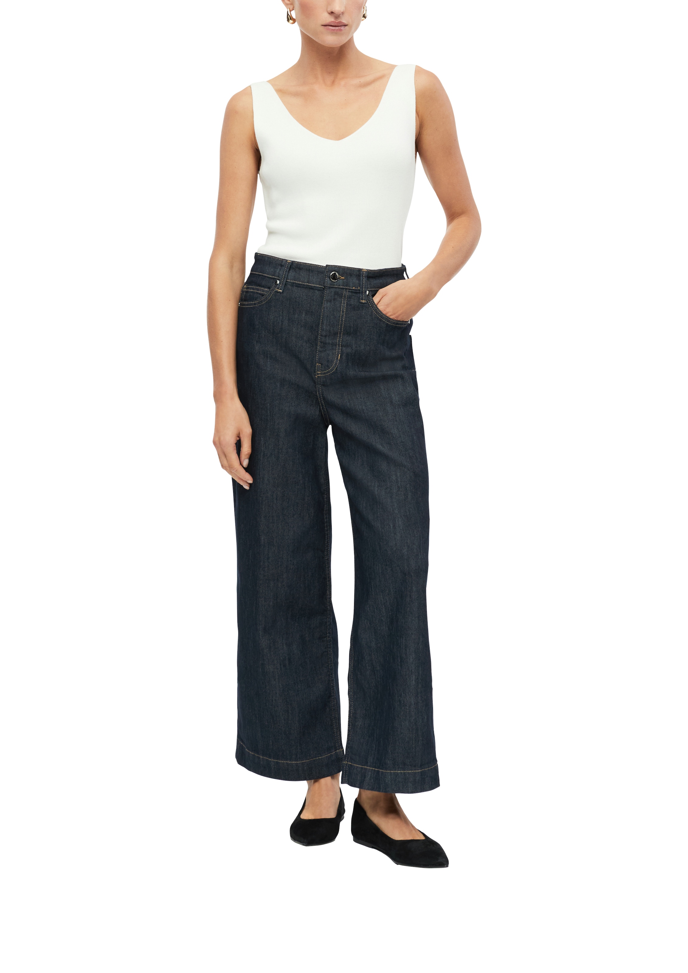 s.Oliver BLACK LABEL Jeans large »Style Suri« avec stretch
