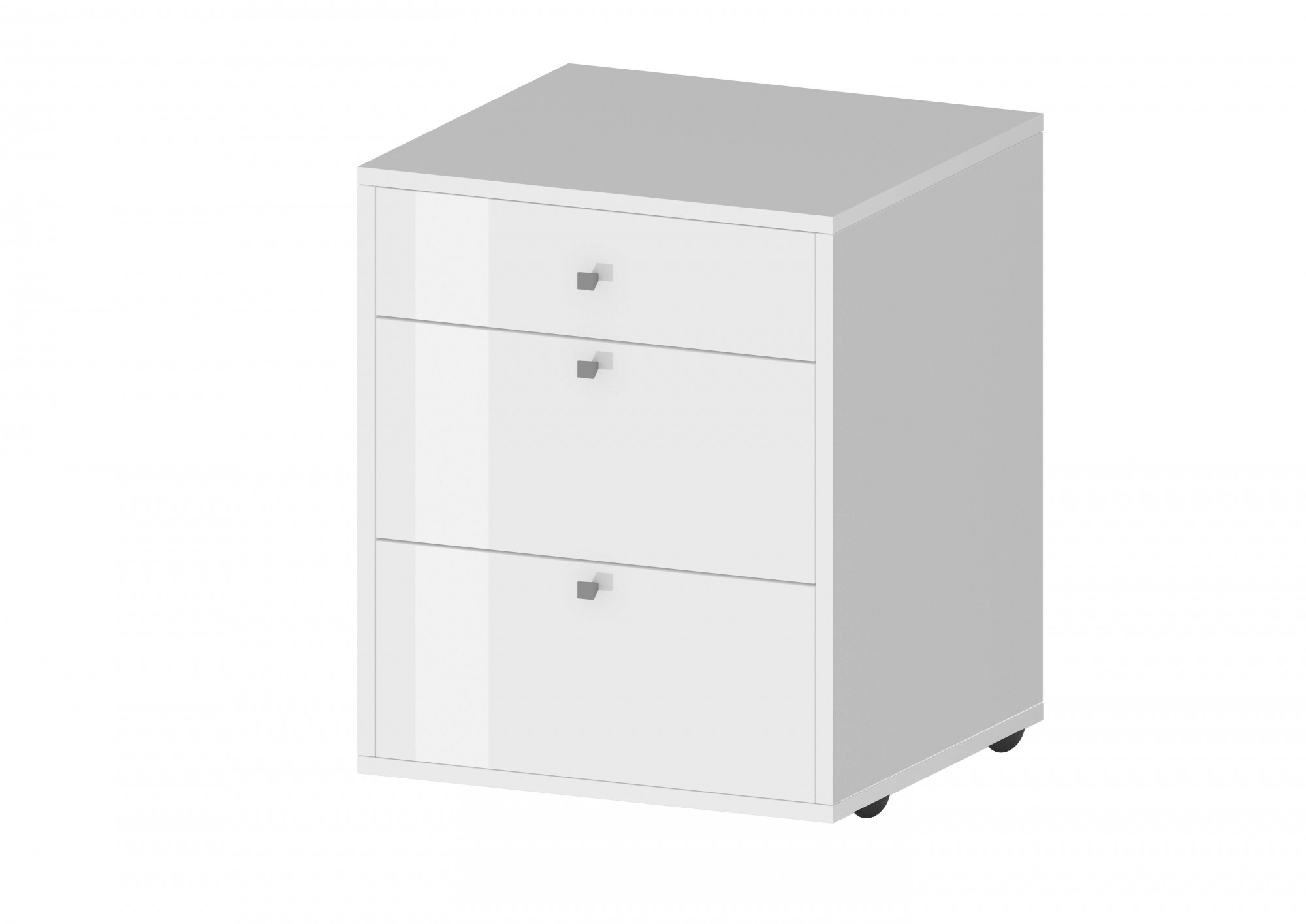Image of Home affaire Rollcontainer "ESSE" 1 Stk. tlg. mit 3 Schubladen, Schreibtischcontainer, Höhe 61 cm