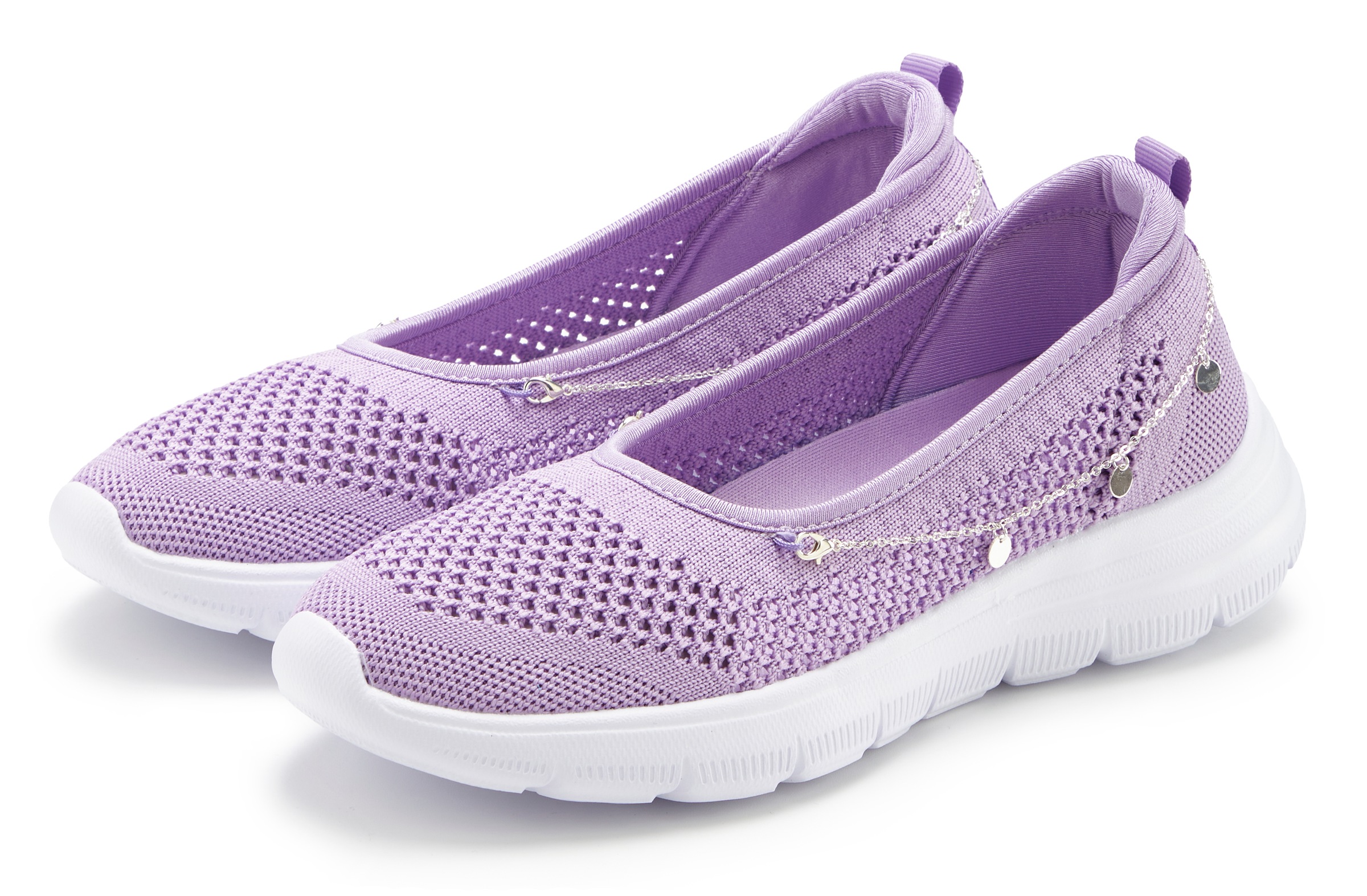 Image of LASCANA Sneaker "Slip-On-Sneaker, Freizeitschuh, Slipper," Ballerina, Halbschuhe zum Reinschlüpfen VEGAN