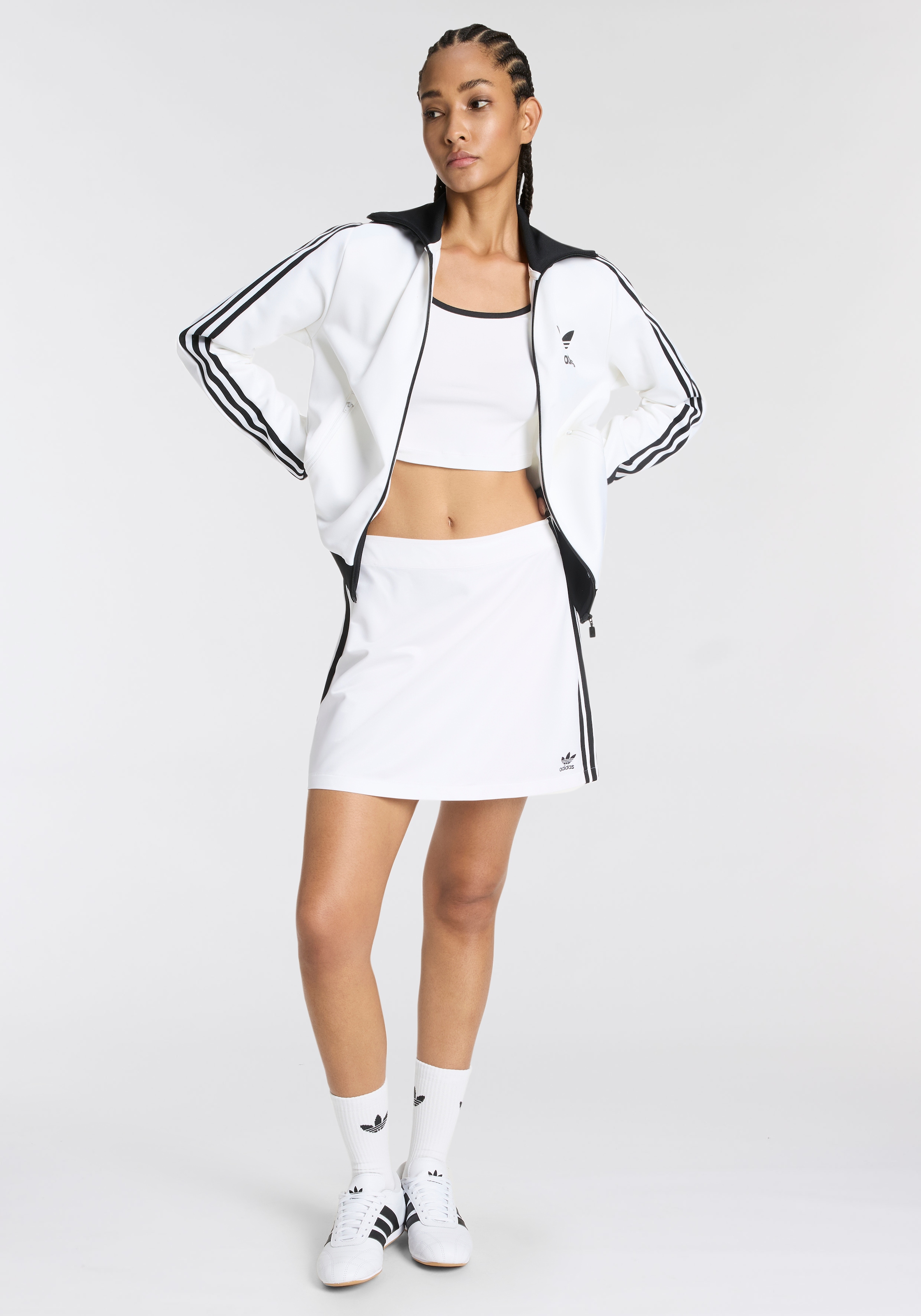 adidas Originals Langarmshirt »3S LS CROP«