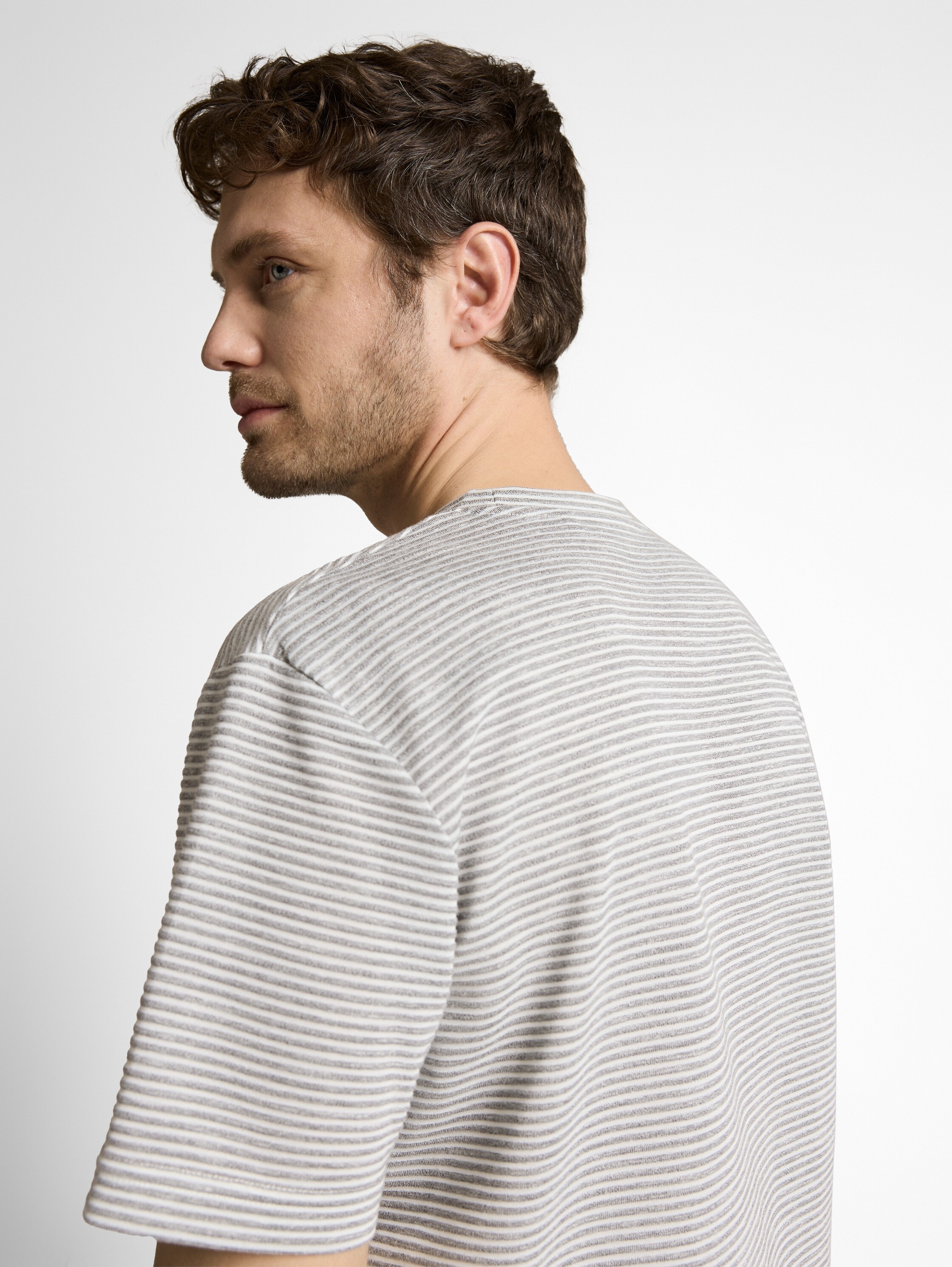 TOM TAILOR T-shirt à manches courtes Rundhals in Streifen-Optik