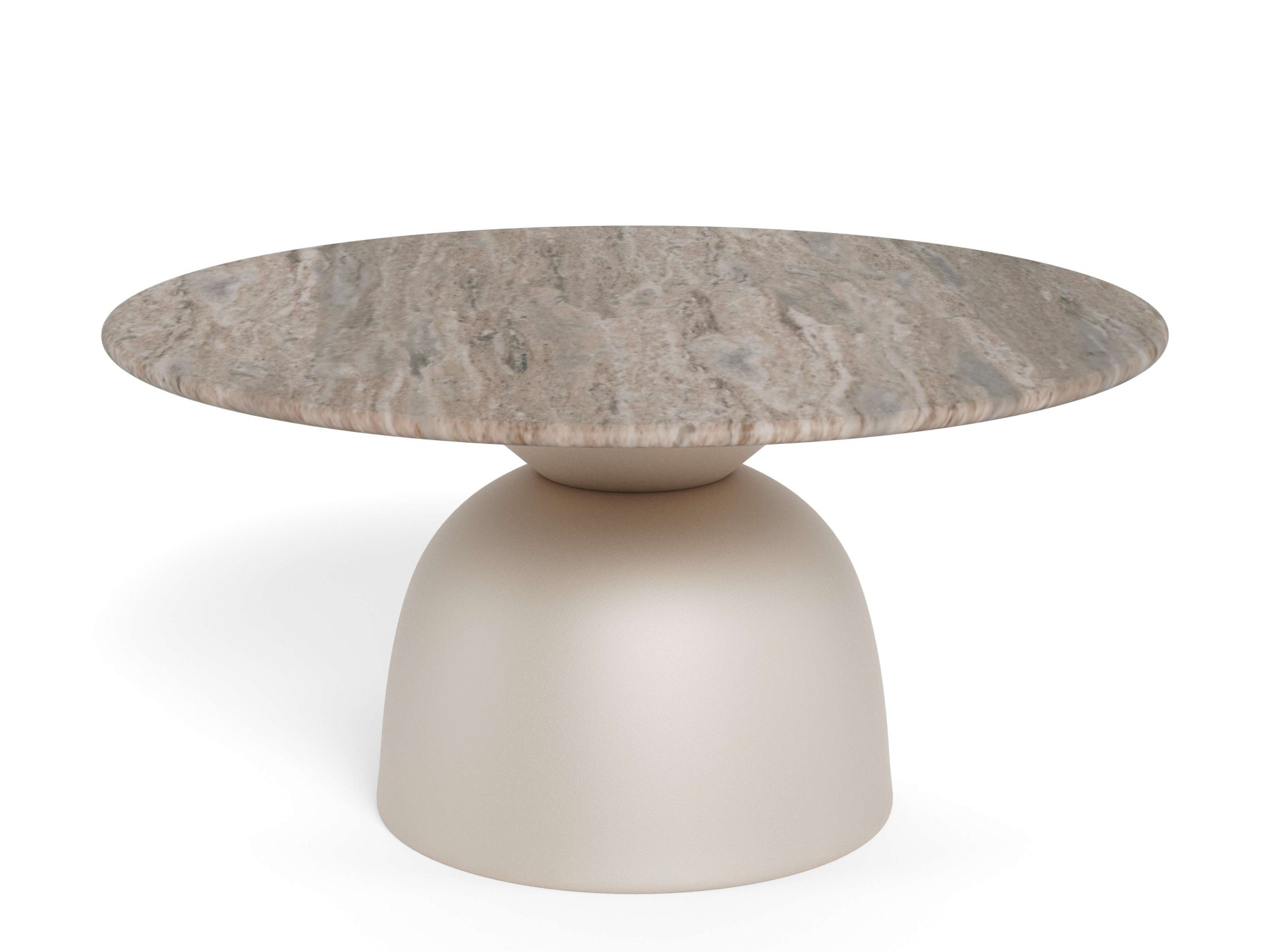 ACTONA GROUP Couchtisch »Ferrol, Tisch, Beistelltisch« grau, Marmor, Säule, 80x42cm
