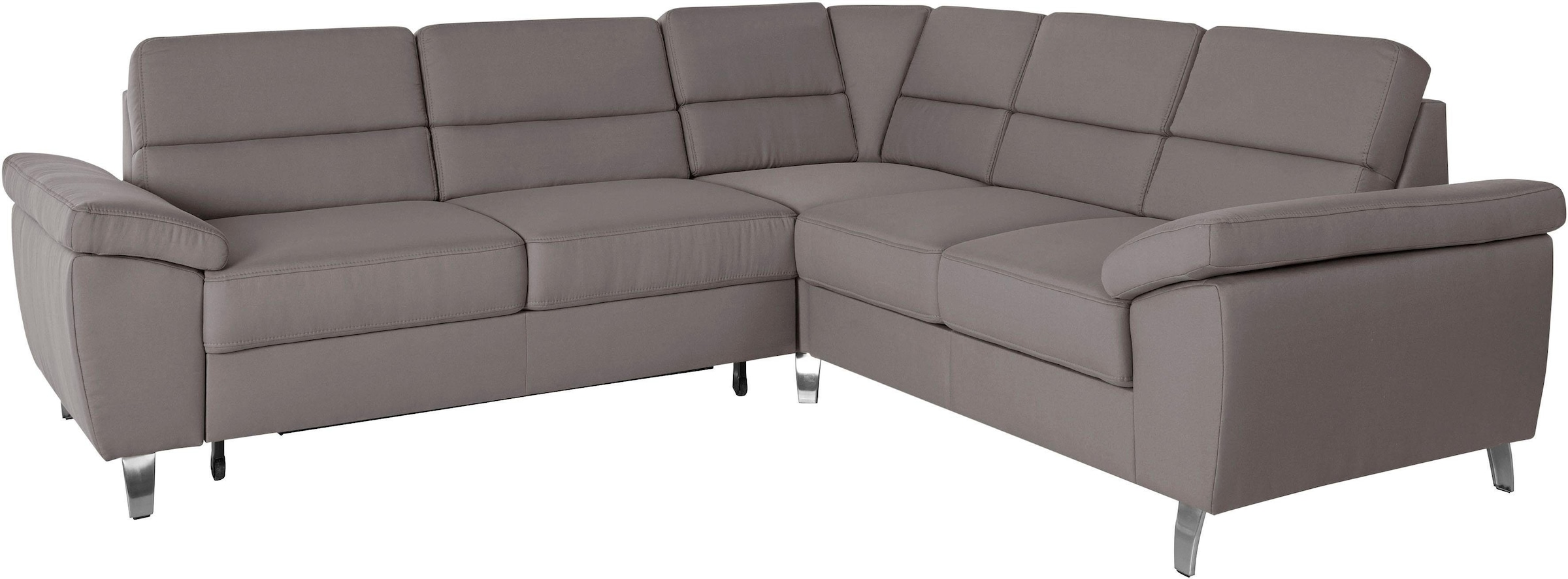 sit&more Ecksofa »Sorano L-Form«, wahlweise mit Bett- und Relaxfunktion, inkl. Bettkasten