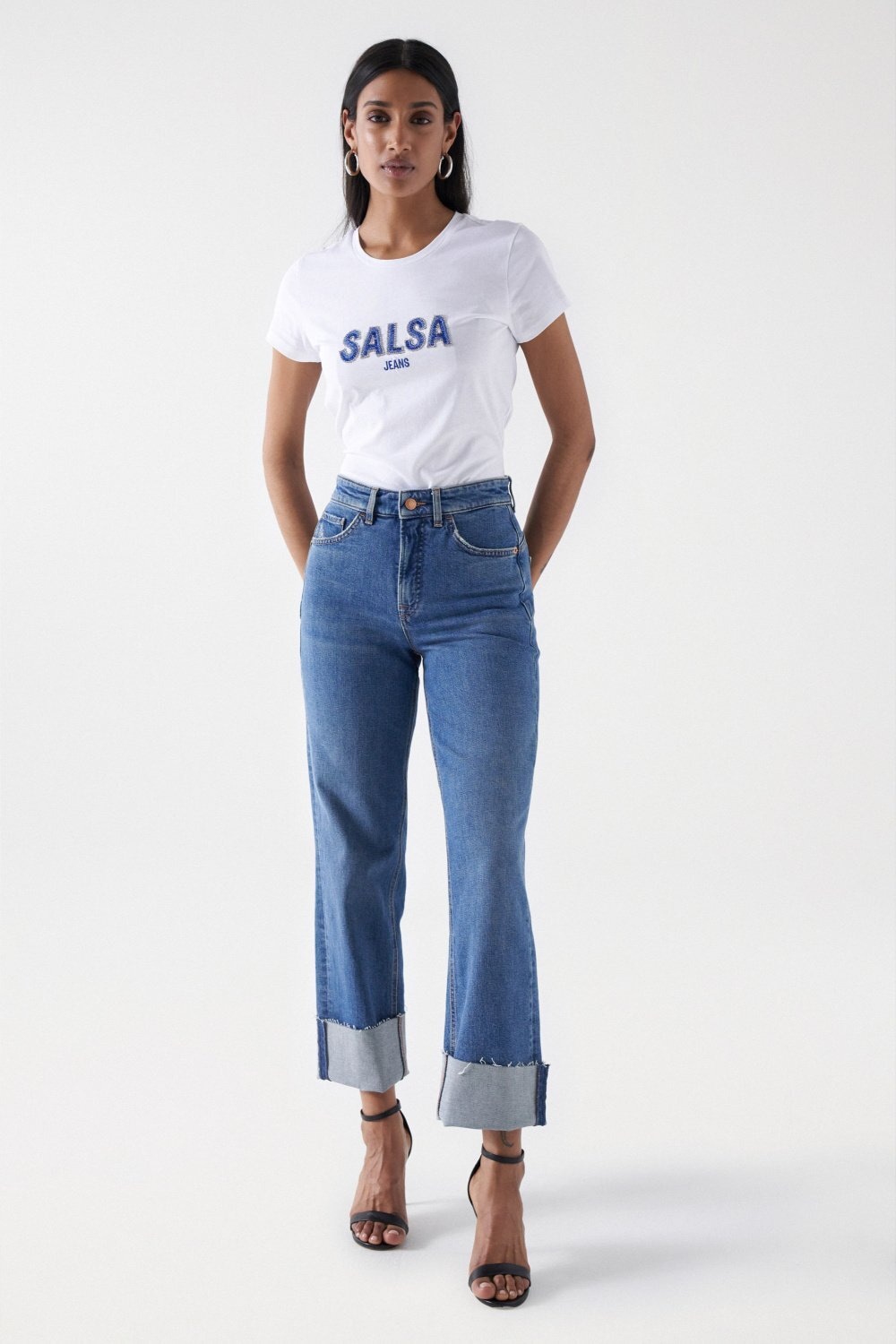 Salsa T-Shirt »Salsa Jeans T-Shirt T-Shirt Institutional Beaded«