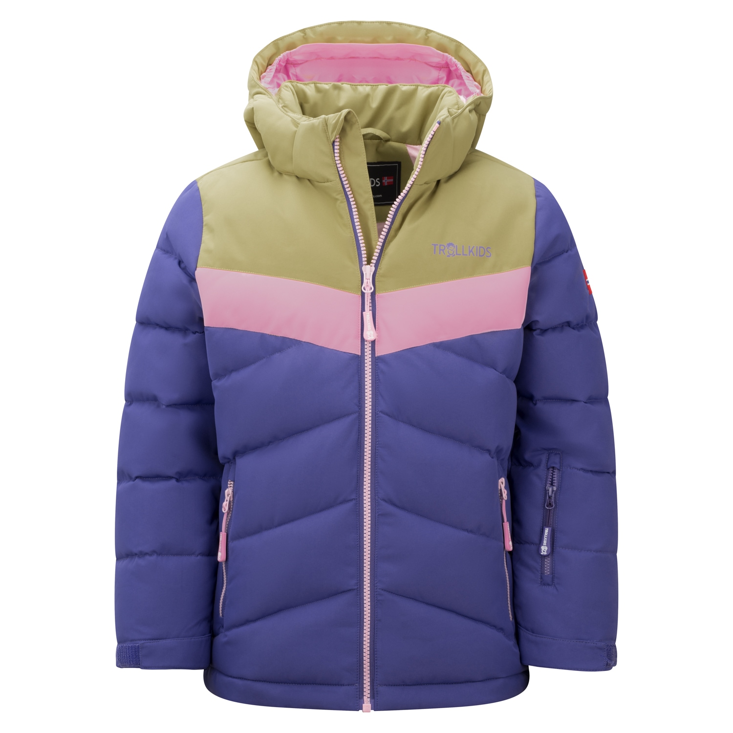 Image of TROLLKIDS Steppjacke "GIRLS GRYLLEFJORD JACKET" mit Kapuze