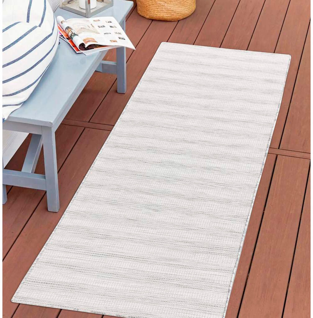 Image of Carpet City Outdoorteppich "PALM3471" rechteckig 5 mm Höhe Wetterfest & UV-beständig, für Balkon, Terrasse, Küche, flach gewebt