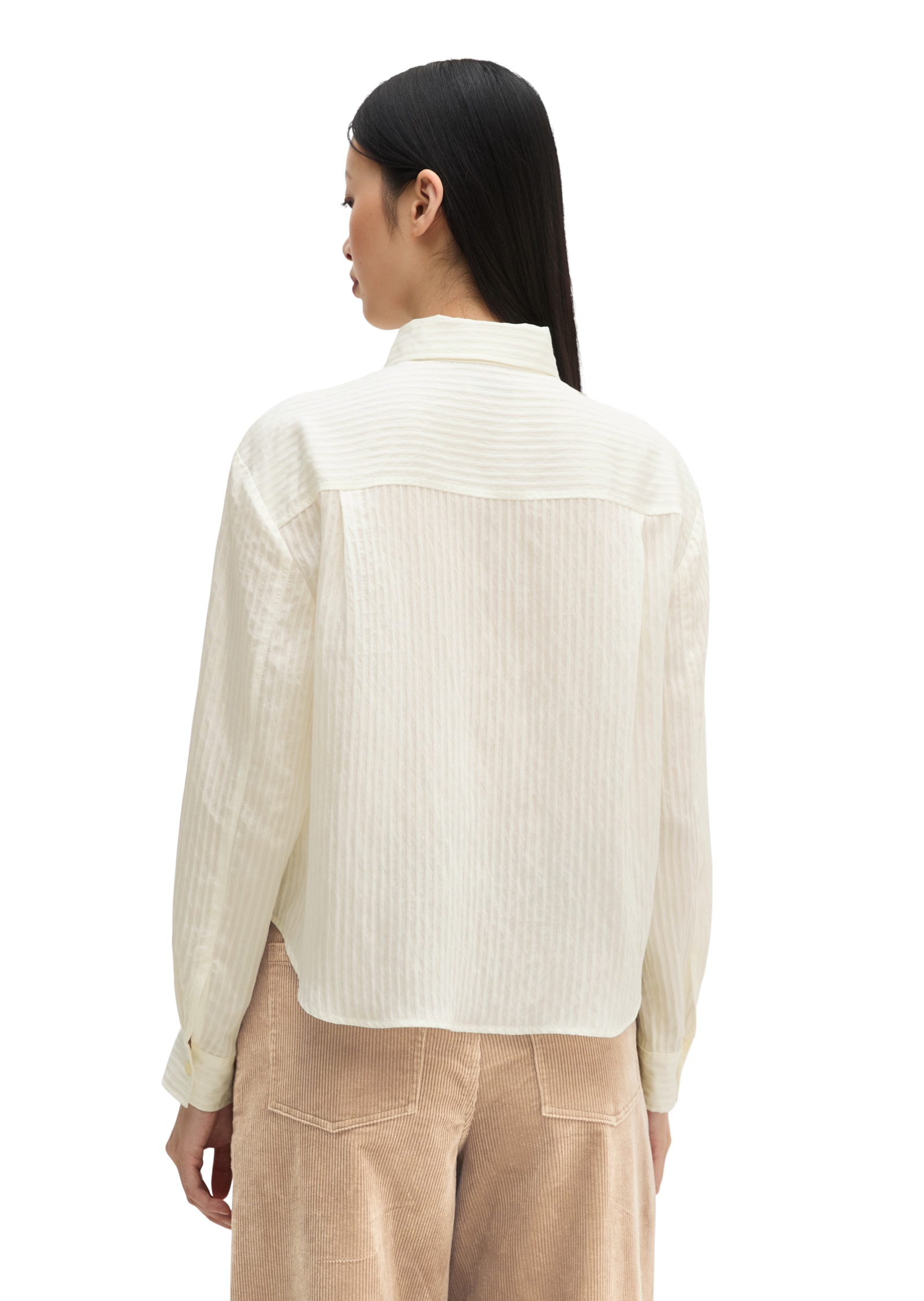 Marc O'Polo Hemdbluse oversize aus TENCEL™ Modal-Mix