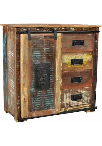 SIT Kommode »Jupiter«, aus recyceltem Altholz, Breite 77, Shabby Chic, Vintage kaufen