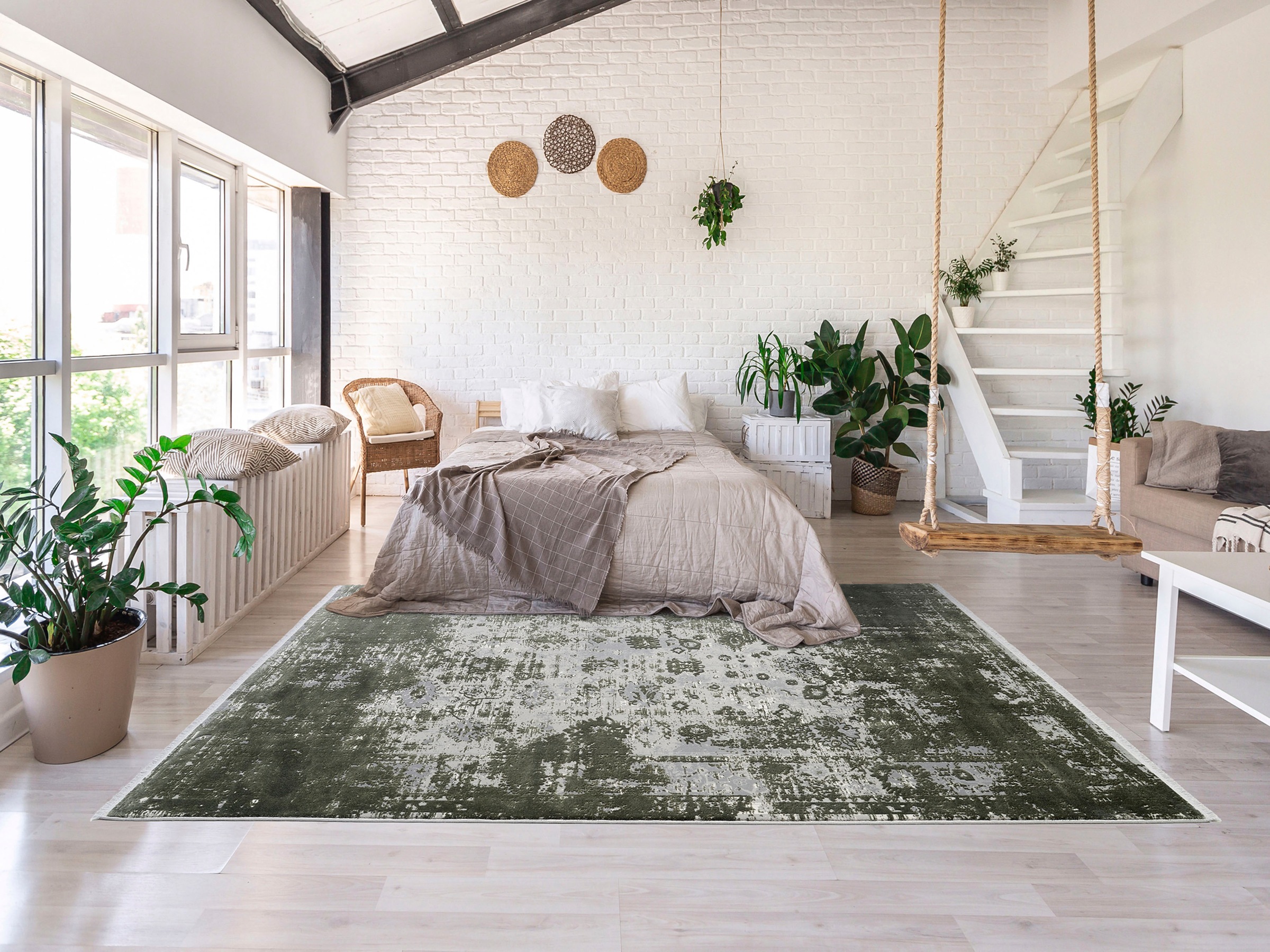 WK WOHNEN Teppich »GLAMOUR« rechteckig 8 mm Höhe hochwertiger Viskoseanteil, samtweiche Oberfläche mit 3 D Effekt