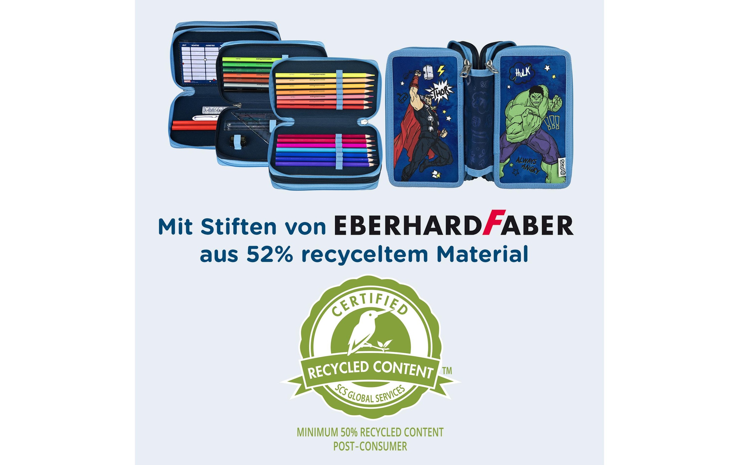 Scooli Federtasche »Scooli Etui Trippledecker«