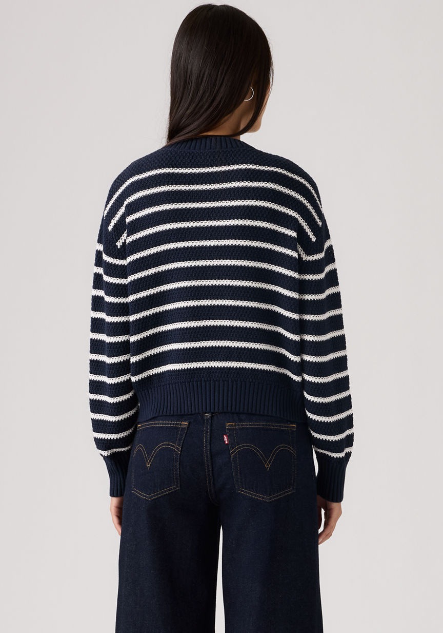 Levi's® Cardigan »SNOWFLAKE CARDIGAN« rayé, avec patte de boutonnage