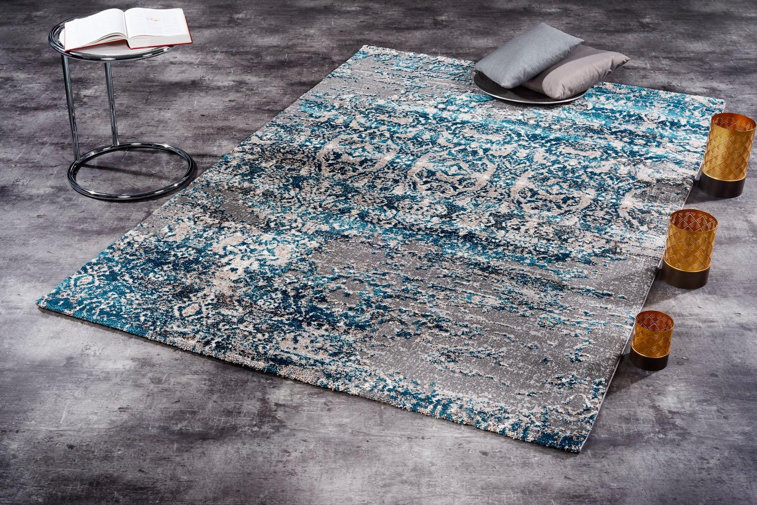 Image of OCI DIE TEPPICHMARKE Teppich "JUWEL SILENTA" rechteckig 20 mm Höhe Kurzflor, Wohnzimmer, Marmor Optik, Hoch Tief Effekt