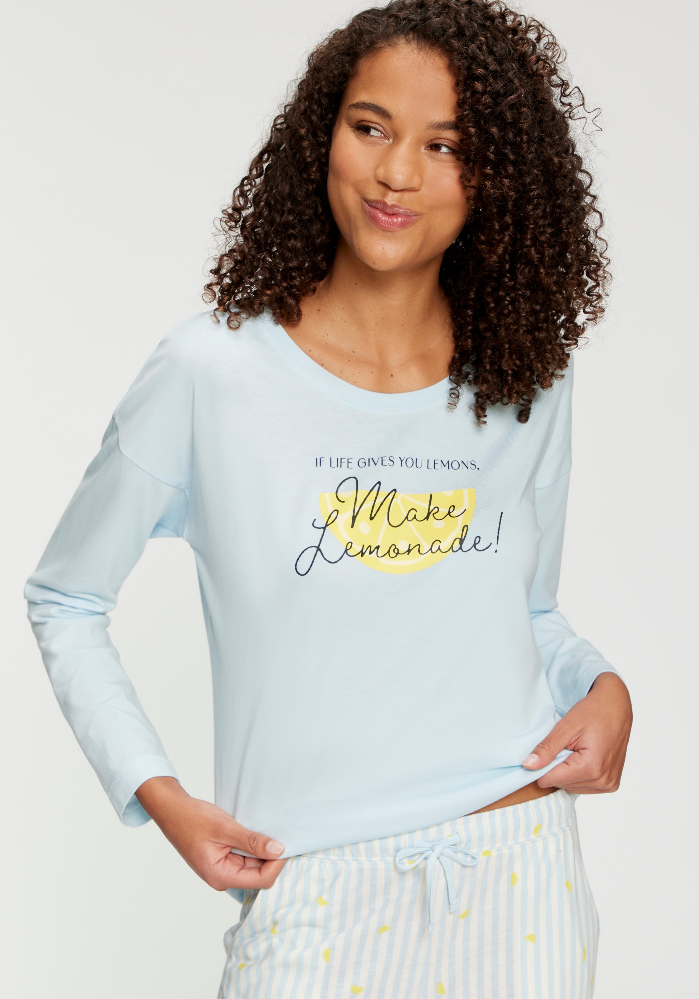 Image of Vivance Dreams by Lascana Langarmshirt mit Front-Druck