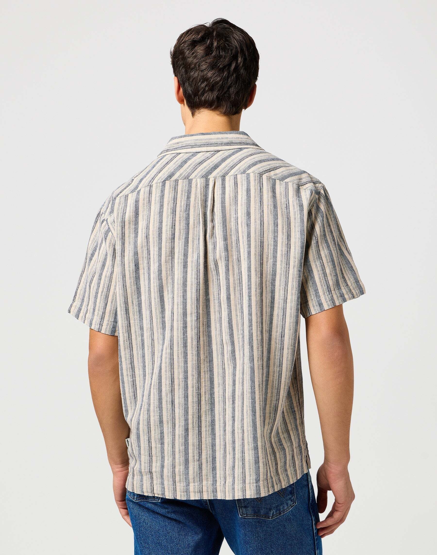 Wrangler Leinenhemd »WRANGLER Leinenhemd Ss W Resort Shirt«
