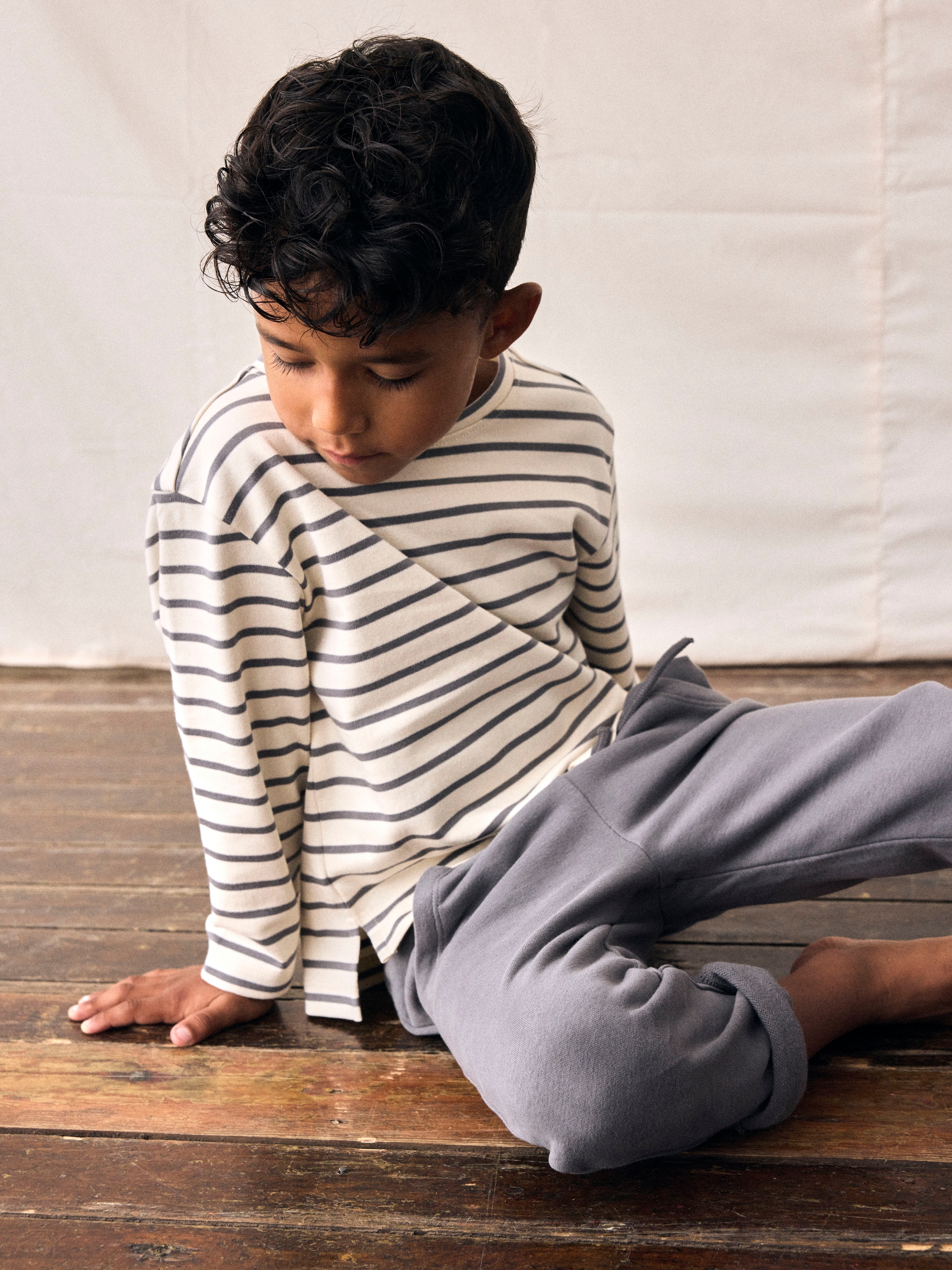 Lil' Atelier Langarmshirt »NMMLIMIA LS LOOSE TOP LIL NOOS« weiche Jersey Qualität, reine Baumwolle