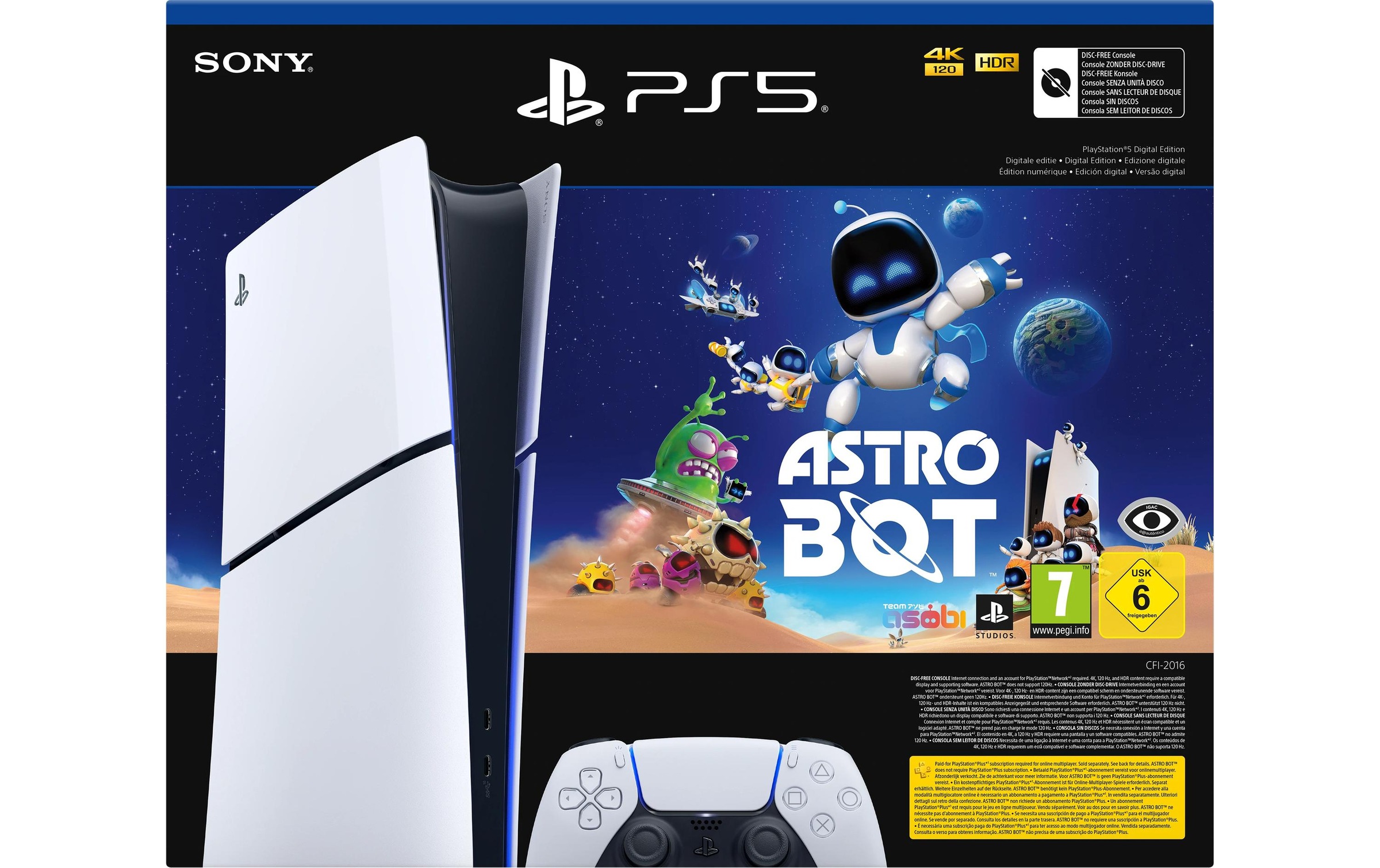 Sony Spielekonsole »5 Slim – Digital ASTRO BOT Bundle«