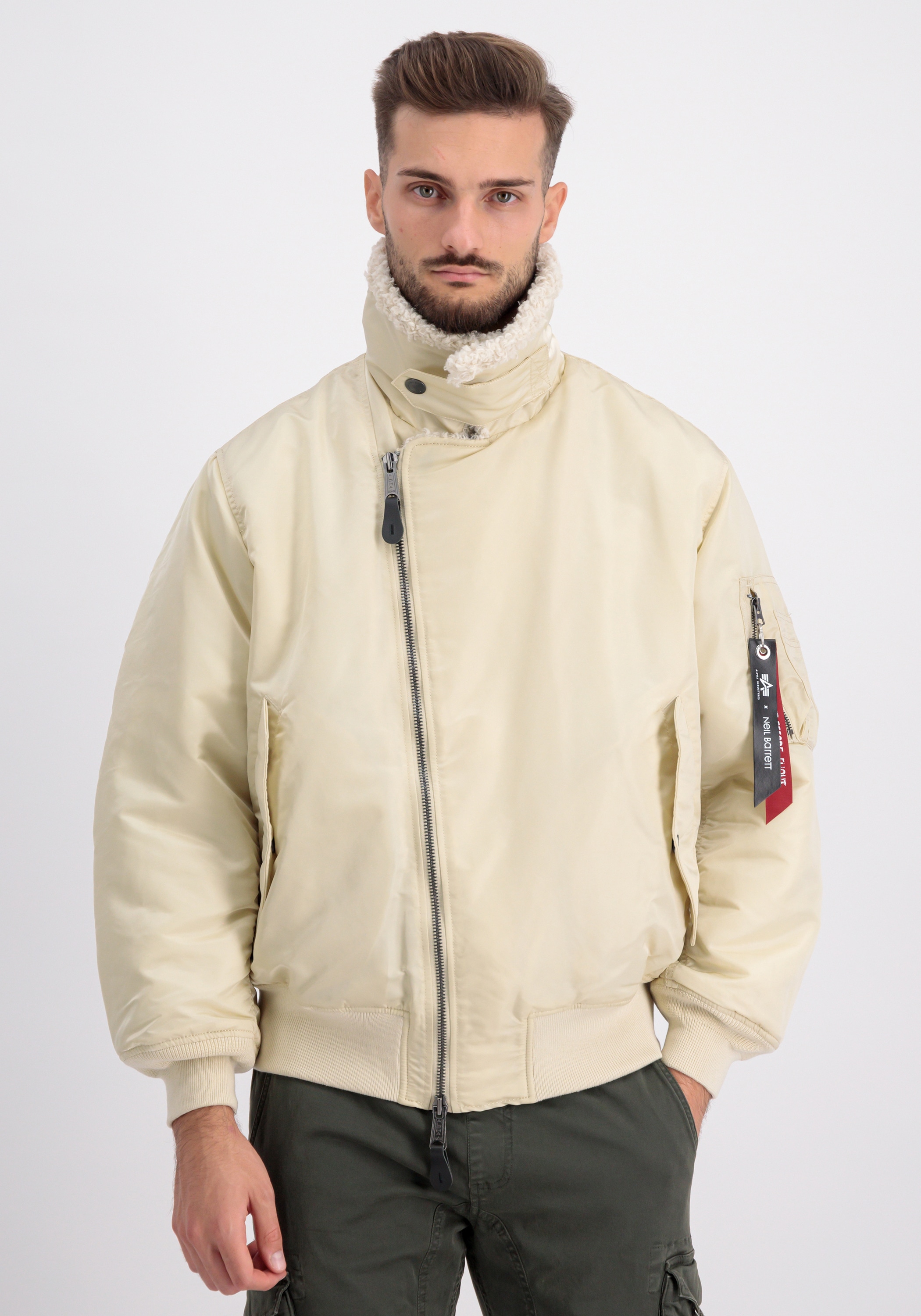 Alpha Industries Bomberjacke »NB MA-1 B-3 Biker Jacket«