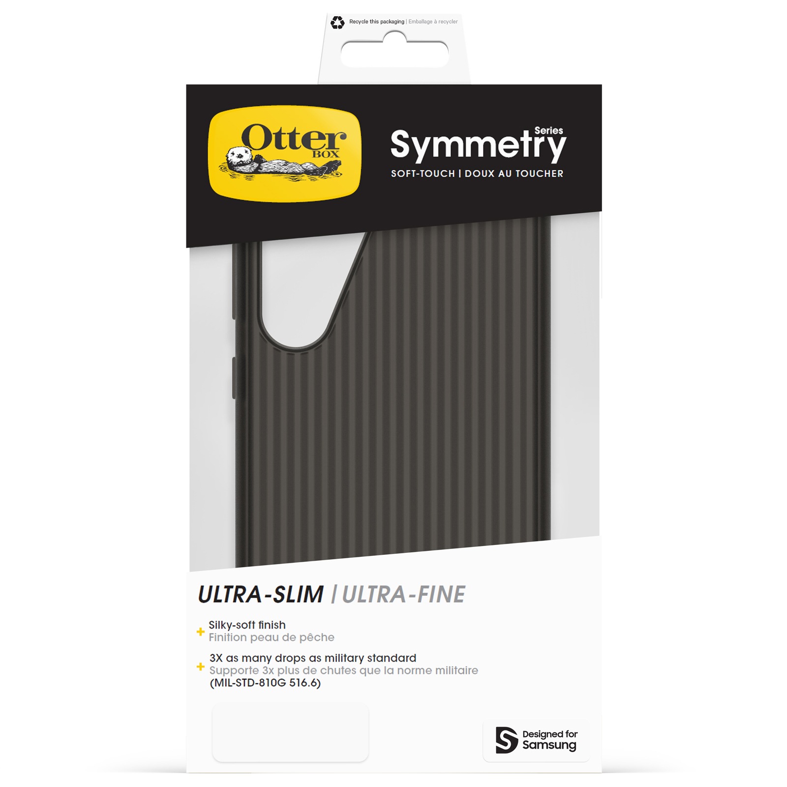 Otterbox Handyhülle »Symmetry Soft-Touch für Samsung Galaxy S25+« Backcover, Schutzhülle, Handyschutzhülle, Case, Schutzcase, stossfest