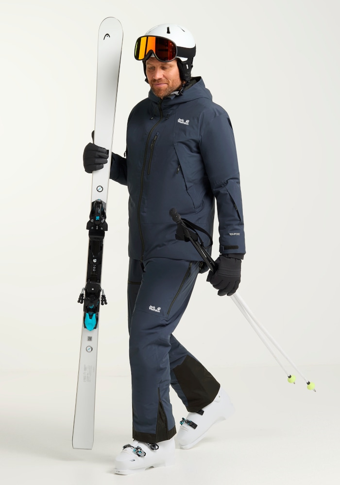 Jack Wolfskin Skihandschuhe »INS SKI GLOVE« für Alpinski, aus Polyester, in Grössen von XS bis XL